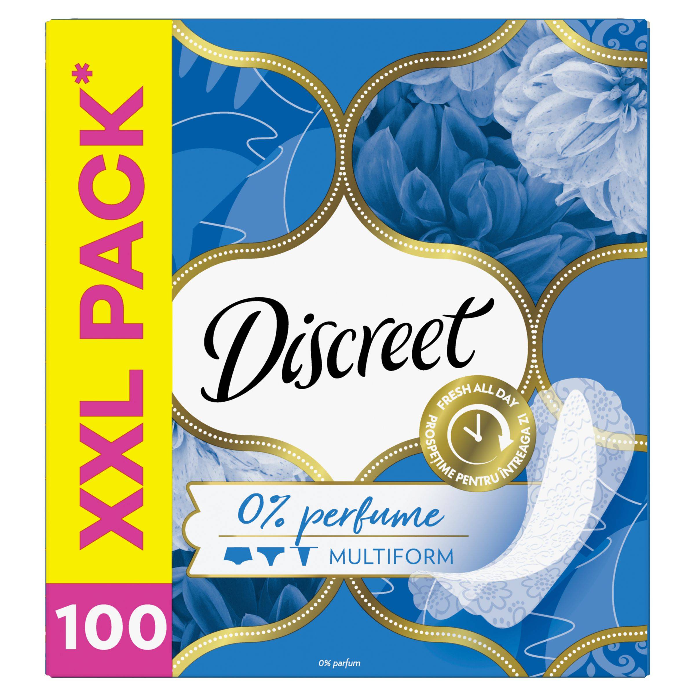 Drogerie a kosmetika - Intimky Discreet Prodyšné intimky Multiform neparfémované 100 ks
