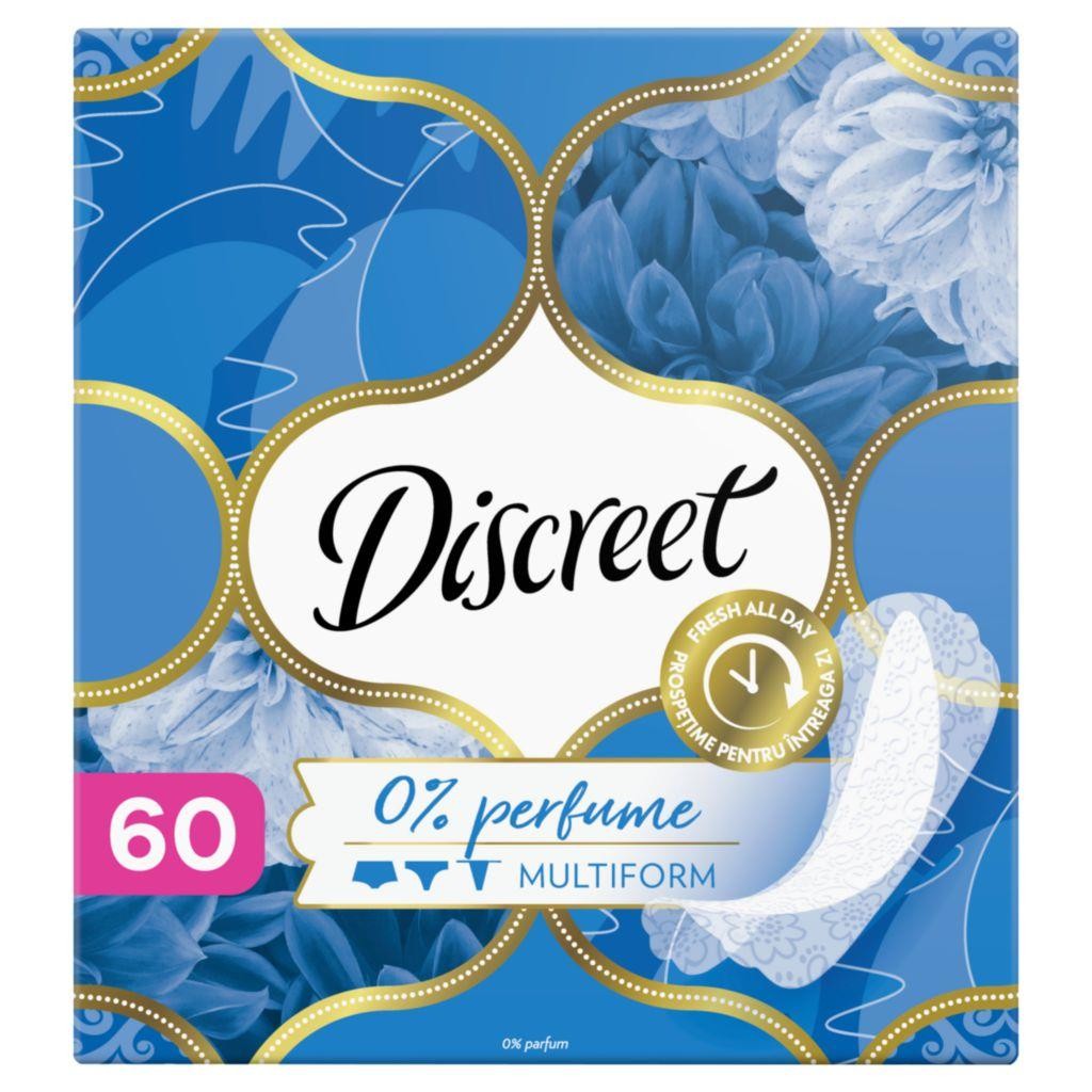 Drogerie a kosmetika - Intimky Discreet Prodyšné intimky Multiform neparfémované 60 ks