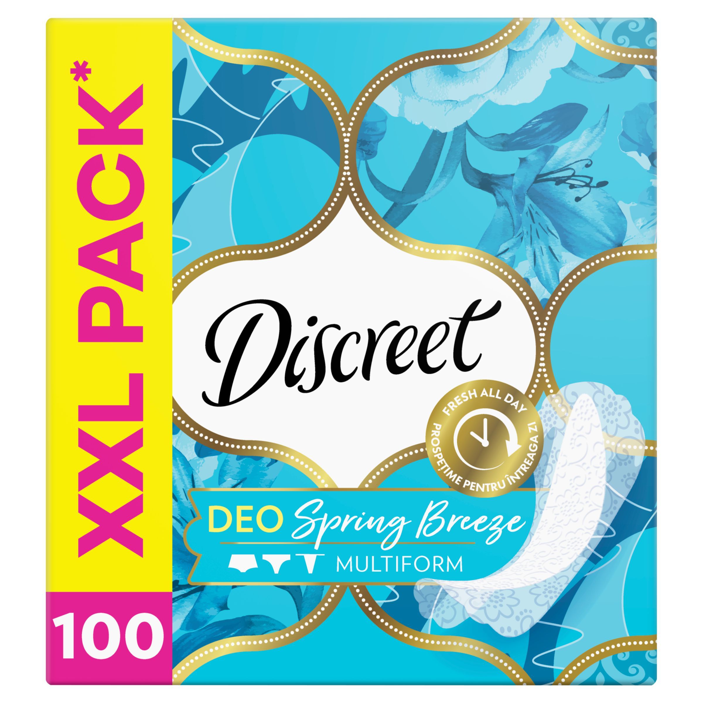 Drogerie a kosmetika - Intimky Discreet Prodyšné intimky Multiform Spring Breeze 100 ks