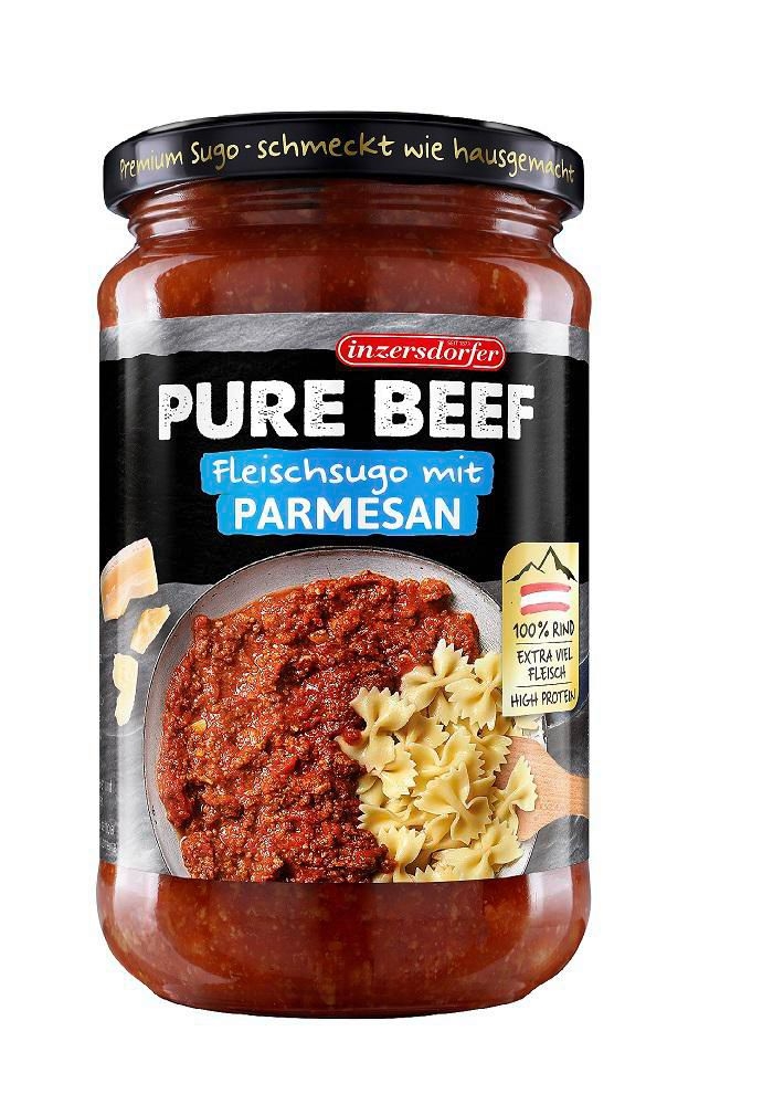 Trvanlivé potraviny - Inzersdorfer Pure Beef Parmesan 400g