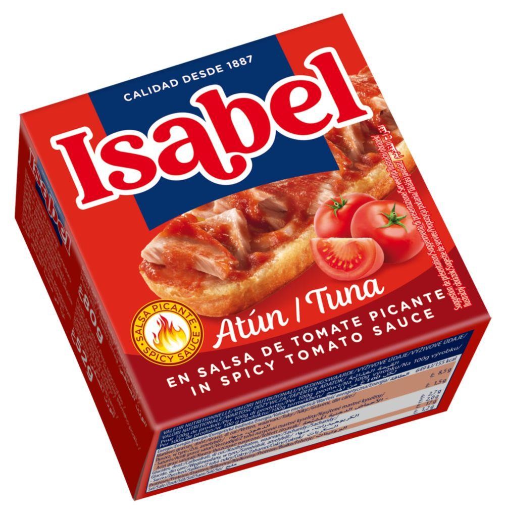 Trvanlivé potraviny - Isabel Tuňák v pikantní rajčatové omáčce 80g