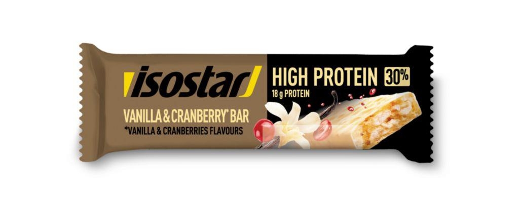 Domácnost a Zahrada - Isostar HIGH PROTEIN30 BAR Vanilka/Brusinky  55g