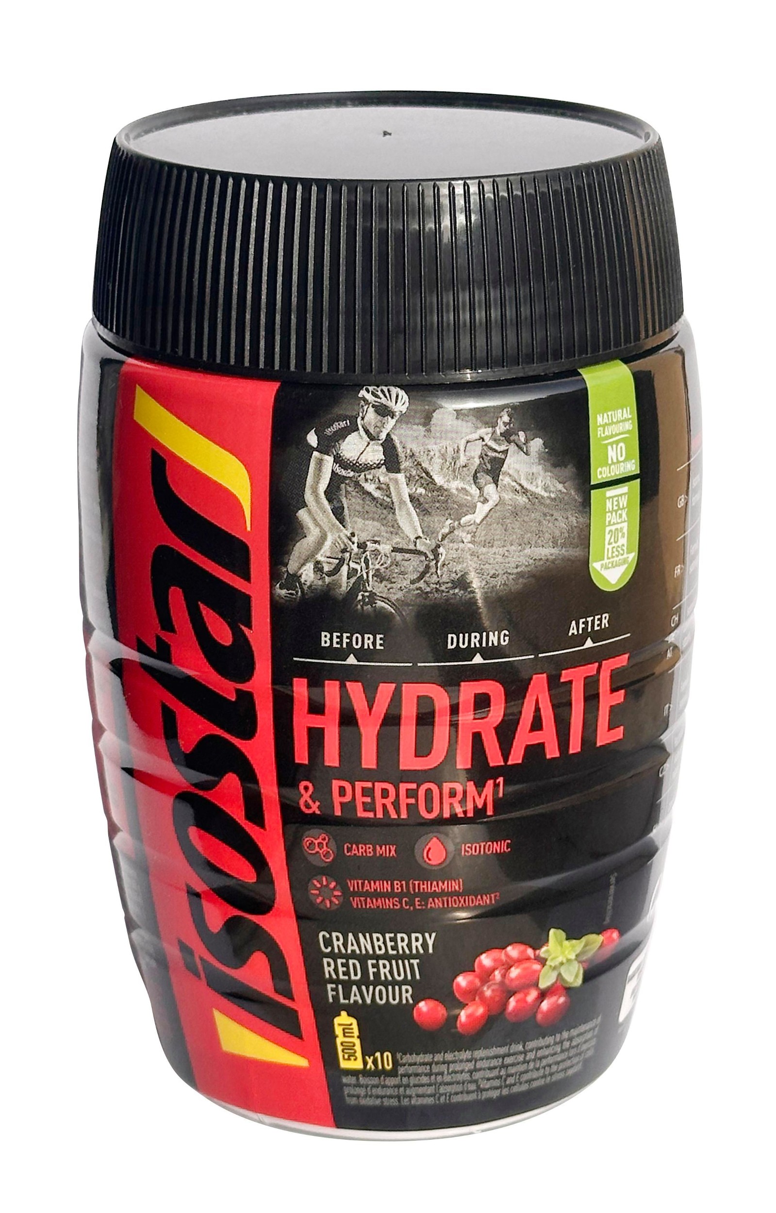 Nápoje - Isostar Hydrate & Perform prášek brusinka 400 g