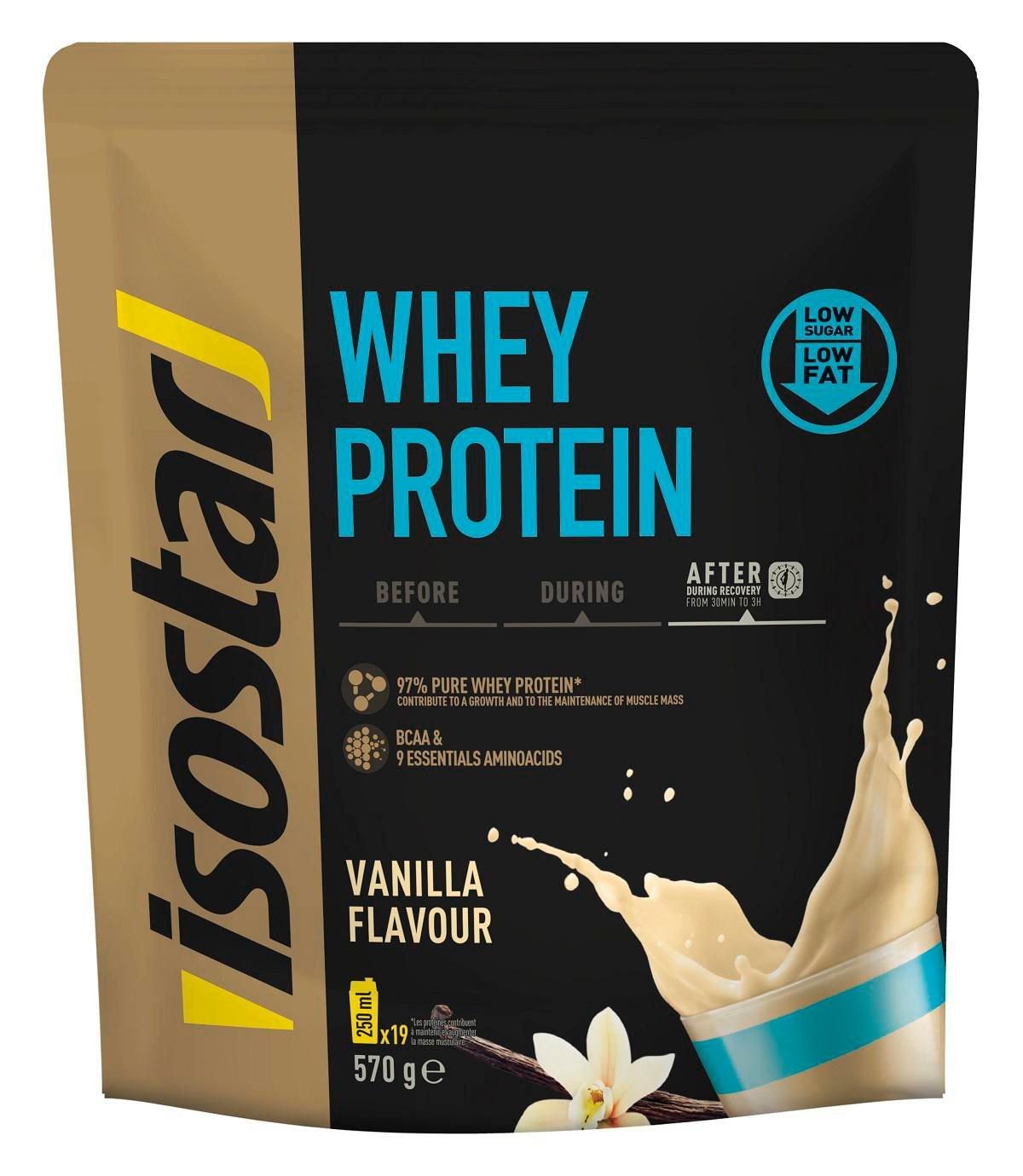 Domácnost a Zahrada - Isostar Prášek Whey Protein Vanilka 570 g