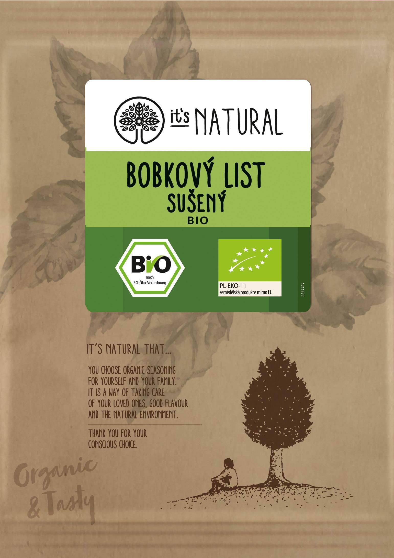 Zdravý svět - It´s Natural BIO Bobkový list sušený 6 g