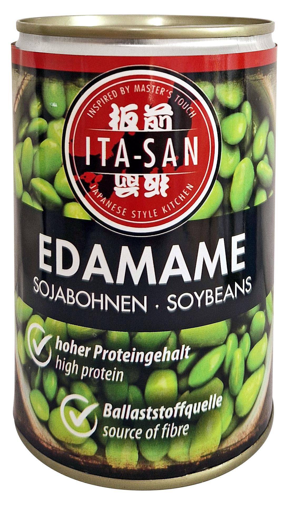 Trvanlivé potraviny - ITA-SAN Zelené sójové boby Edamame 400g