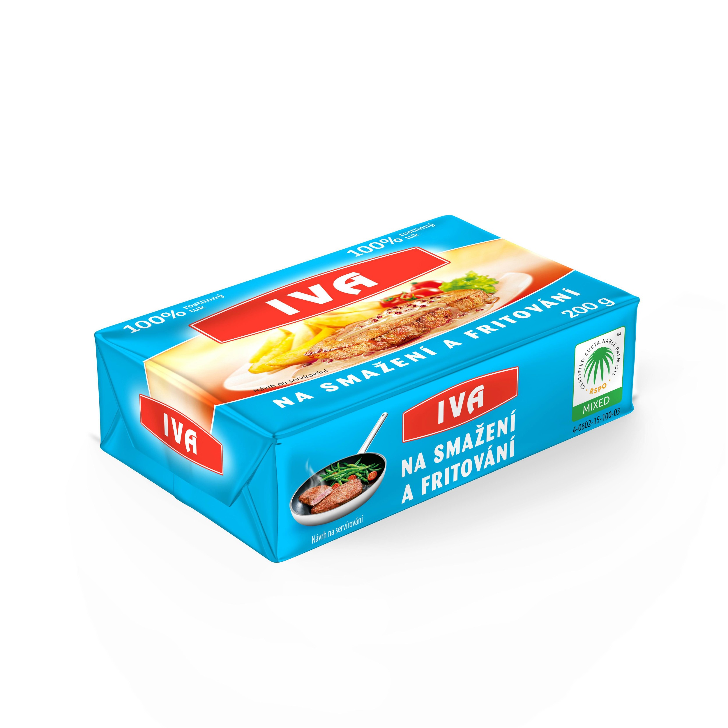 Mléčné a chlazené - Iva Stoprocentní tuk 200 g