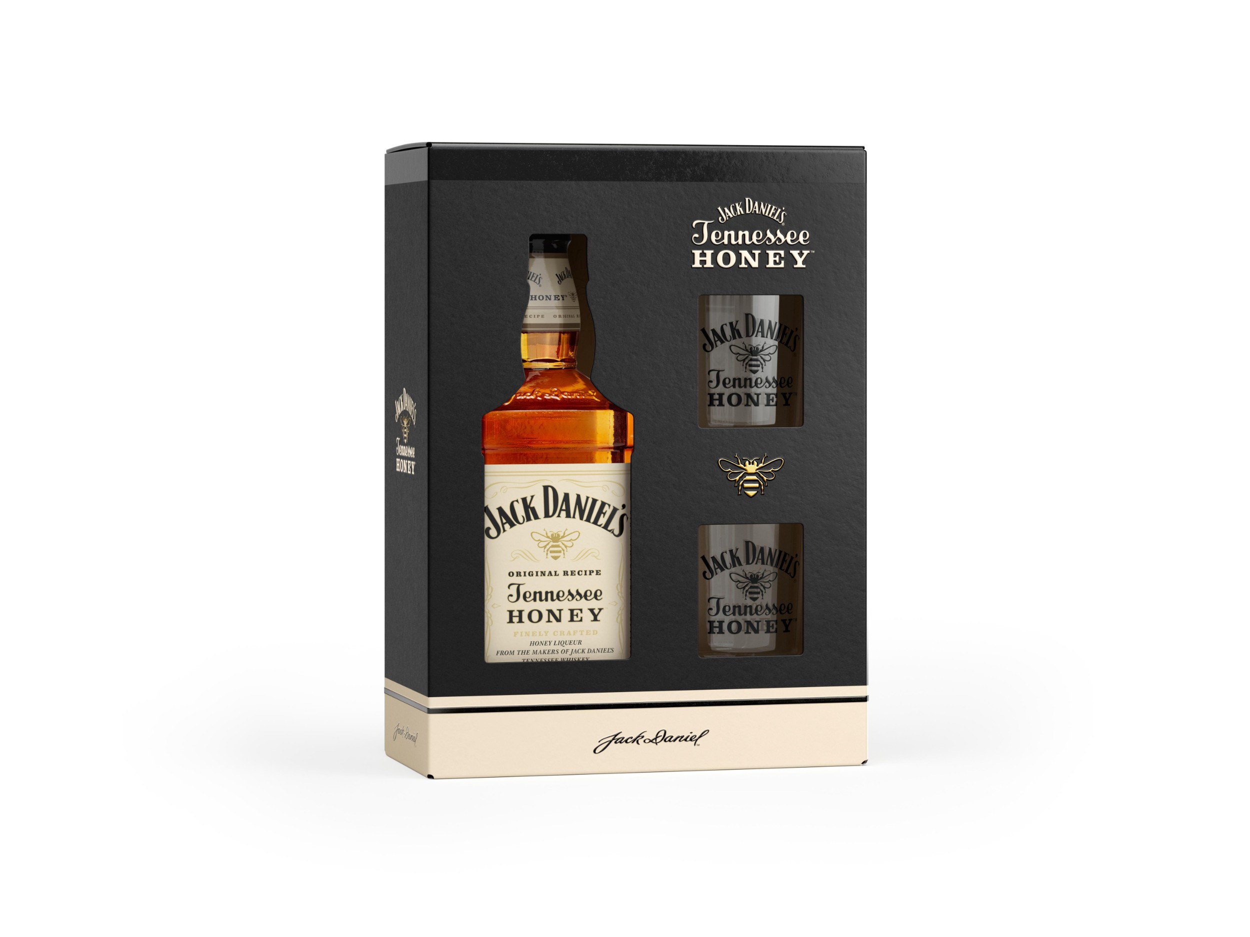 Nápoje - Jack Daniels Honey + 2 skleničky 0,7 l