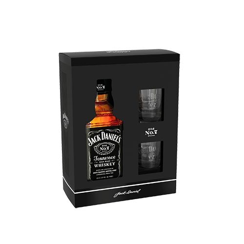 Nápoje - Jack Daniels Tennessee Whiskey dárkové balení 0,7 l