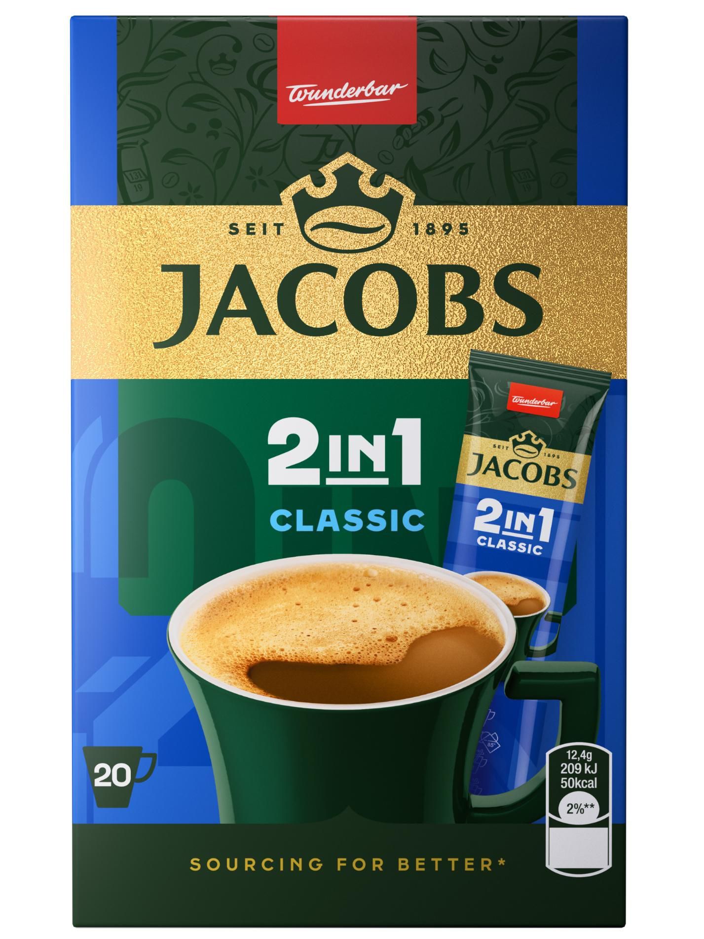 Nápoje - Jacobs 2v1 Original 20ks 248g