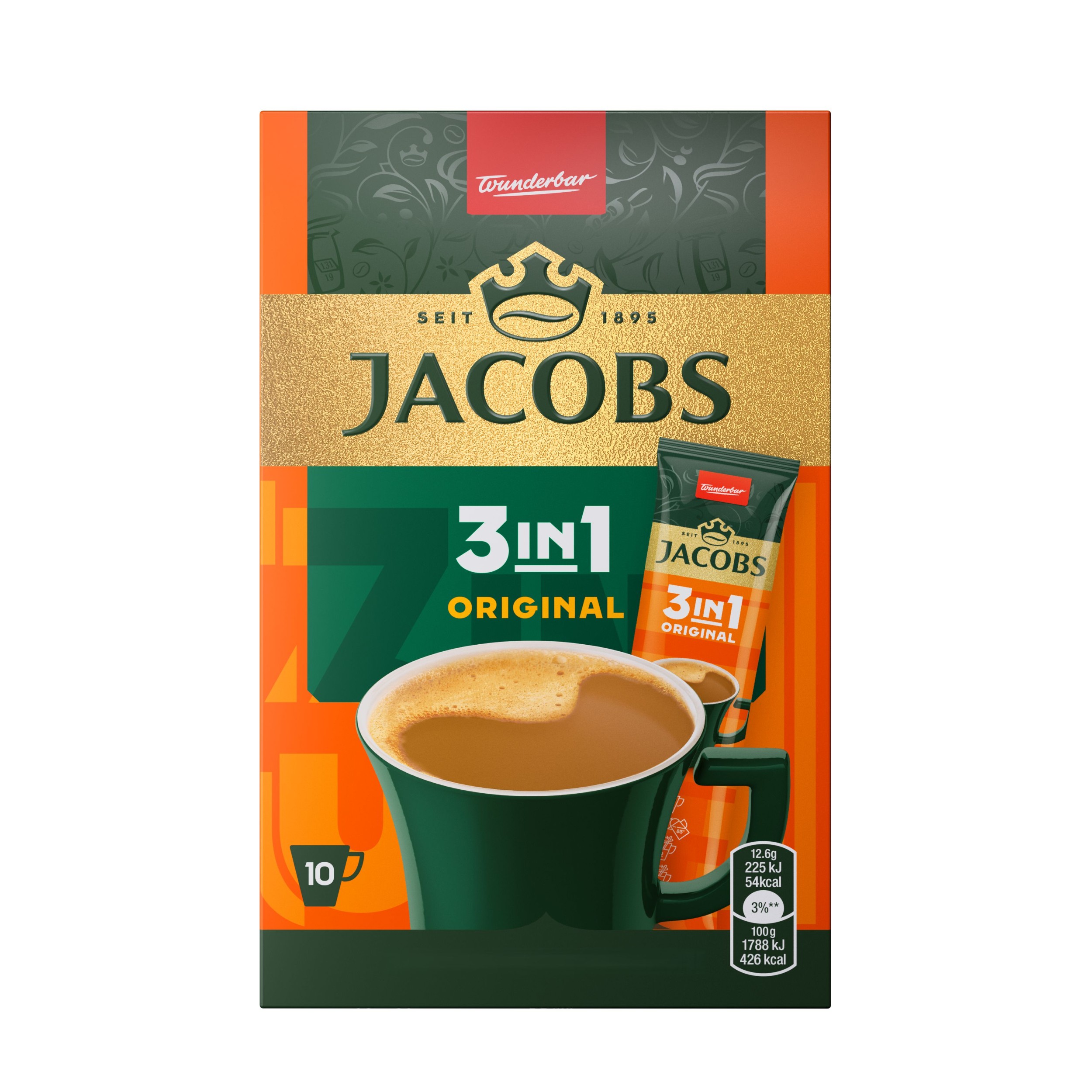 Nápoje - Jacobs 3v1 Original 126g