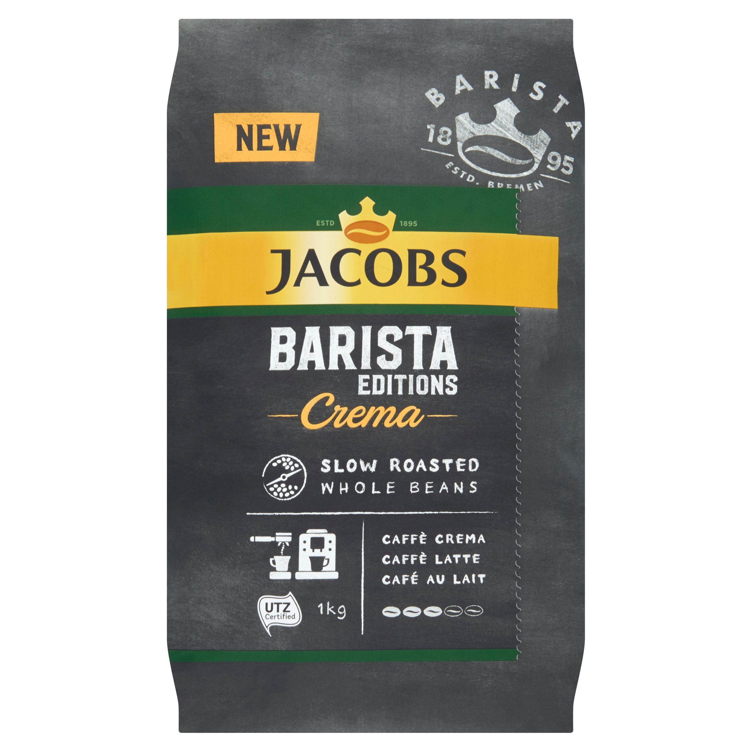 Nápoje - Jacobs Barista Crema zrnková káva 1 kg