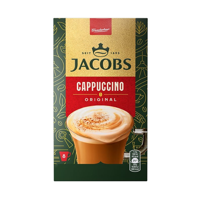 Nápoje - Jacobs Cappuccino 8x14,4 g