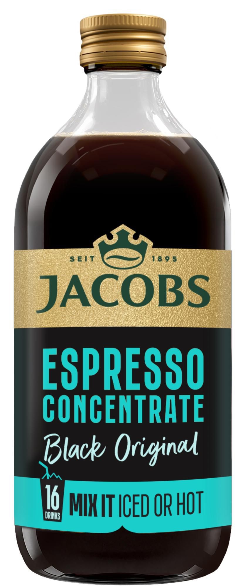 Nápoje - Jacobs Espresso koncentrát Black Orig 485ml