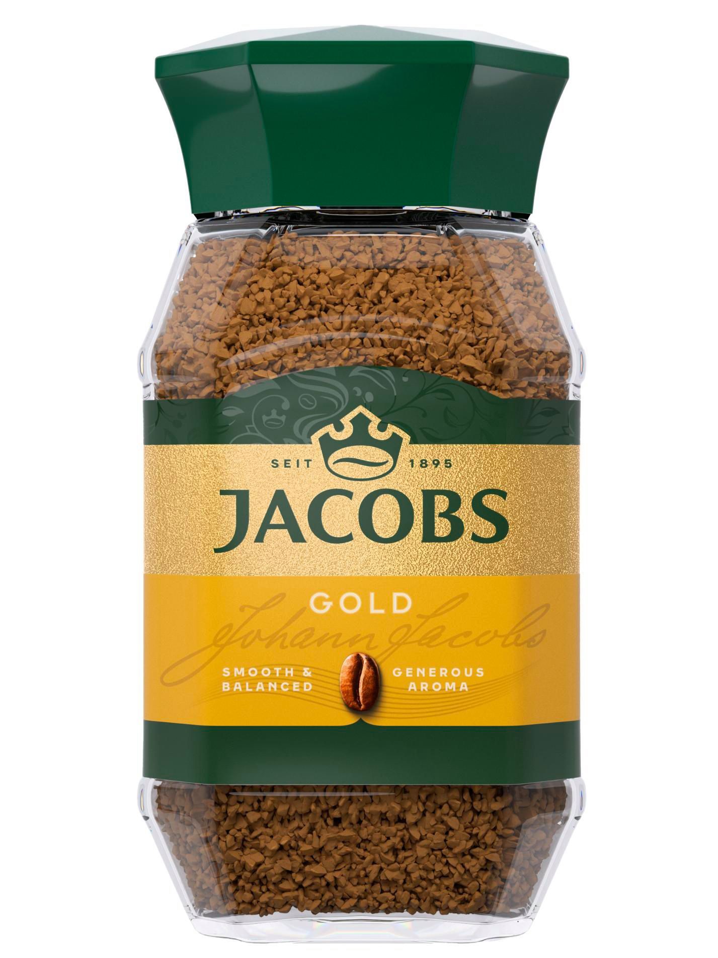 Nápoje - Jacobs Gold rozpustná káva 200 g