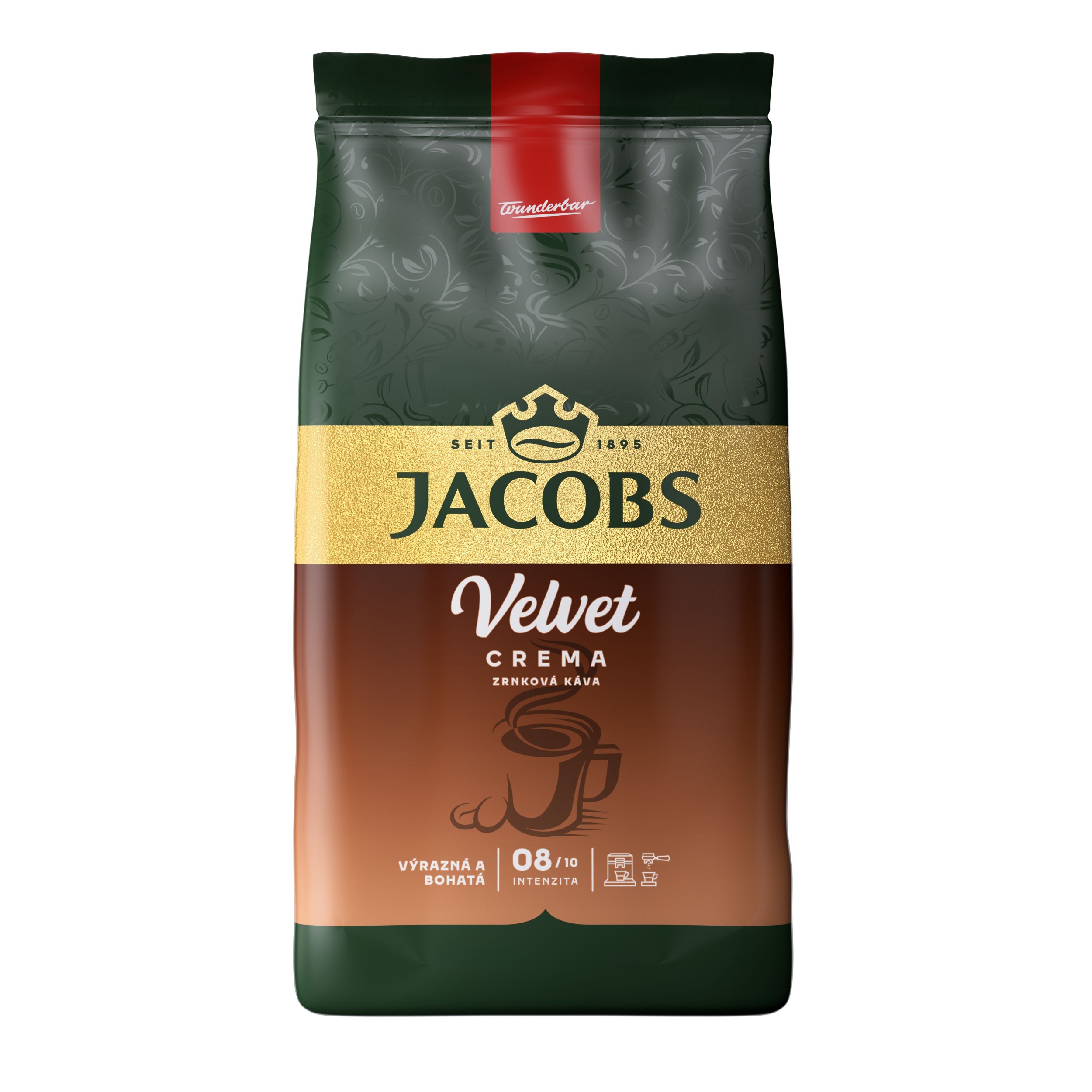 Nápoje - Jacobs Velvet Crema 1kg