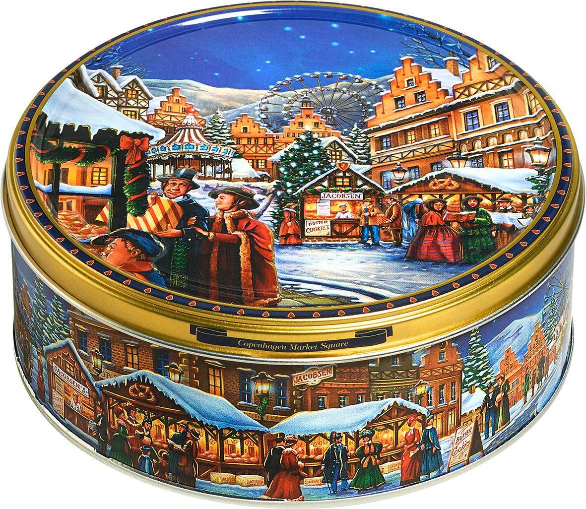 Trvanlivé potraviny - Jacobsens Market Square máslové sušenky 150g
