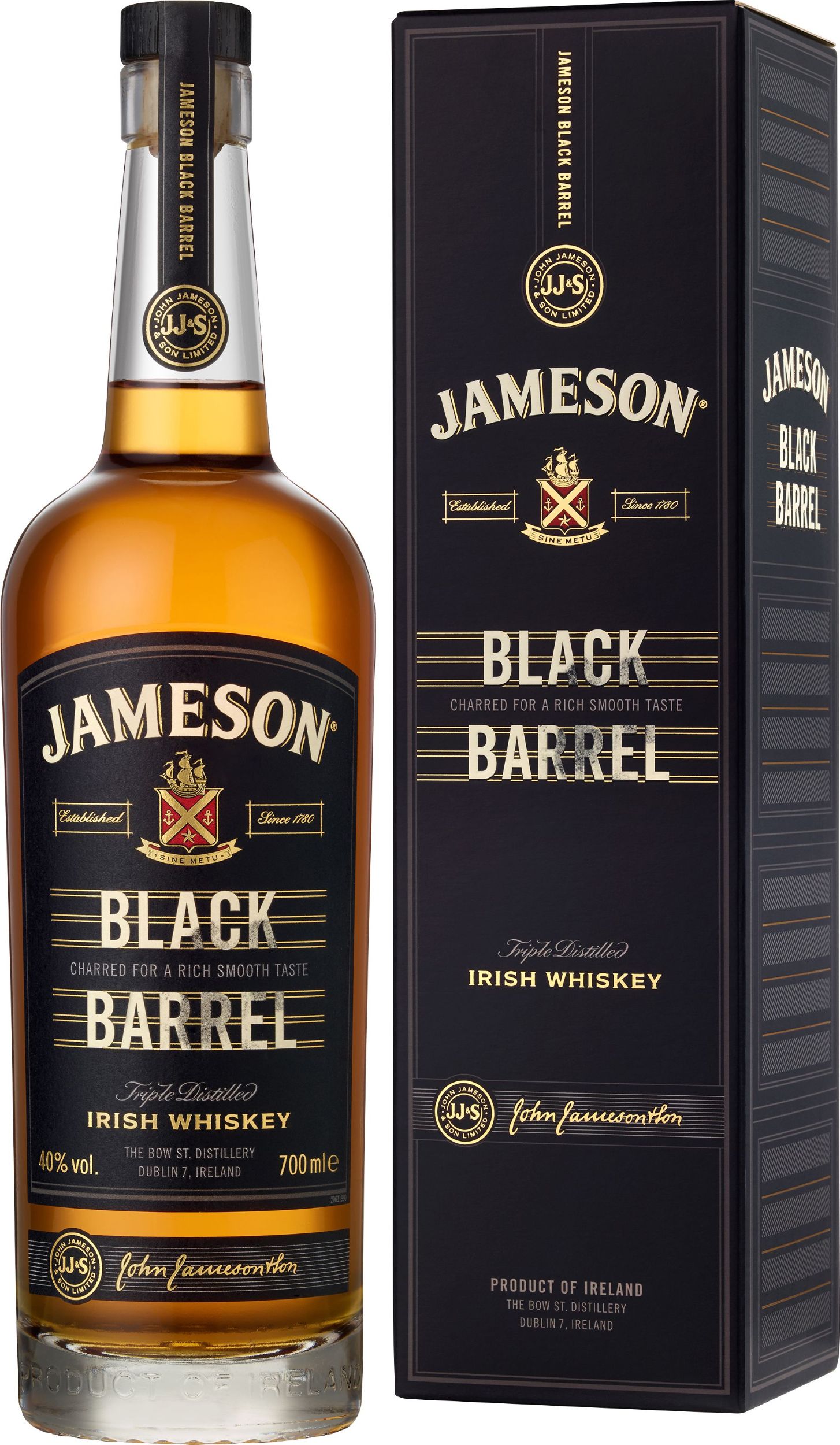 Nápoje - Jameson Black Barrel 40% 0,7 l