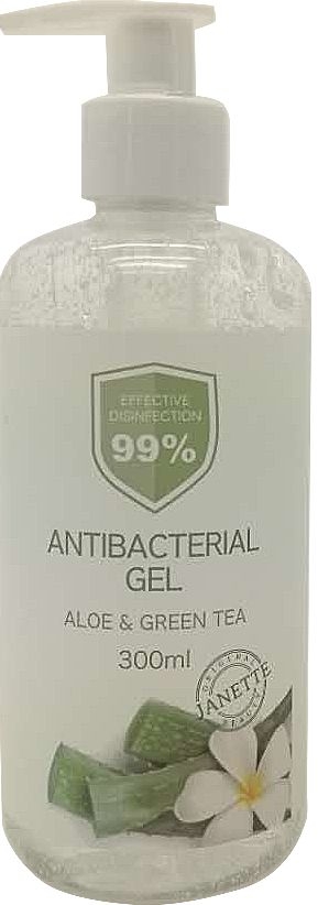 Drogerie a kosmetika - Janette Antibakteriální gel na ruce 300 ml