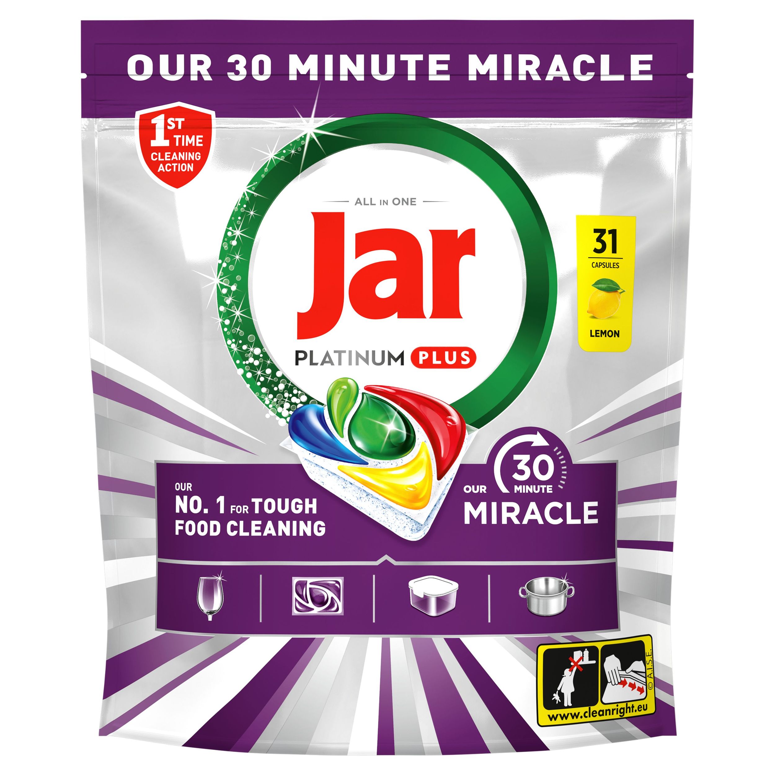 Drogerie a kosmetika - Jar ADW Platinum Plus Lemon 31 ks