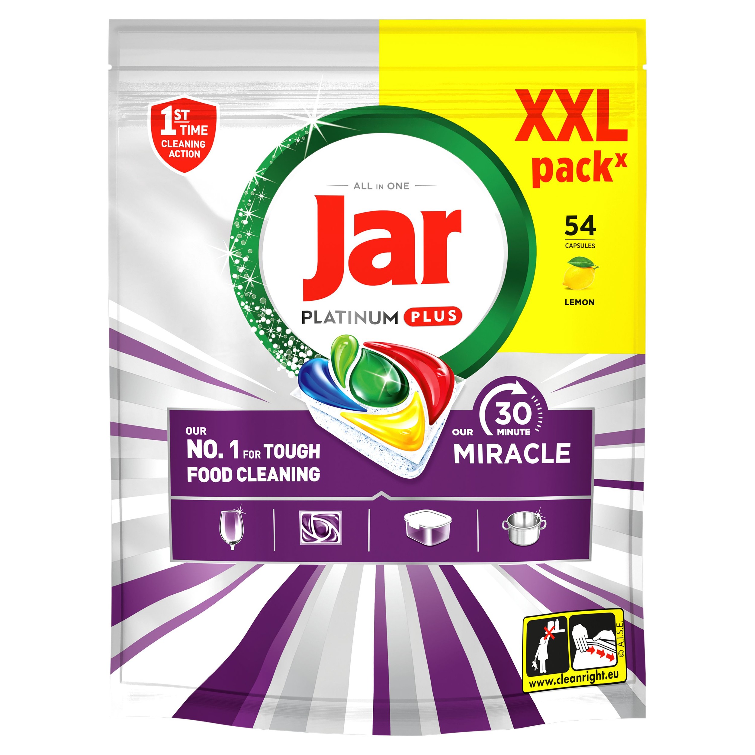 Drogerie a kosmetika - Jar ADW Platinum Plus Lemon 54ks