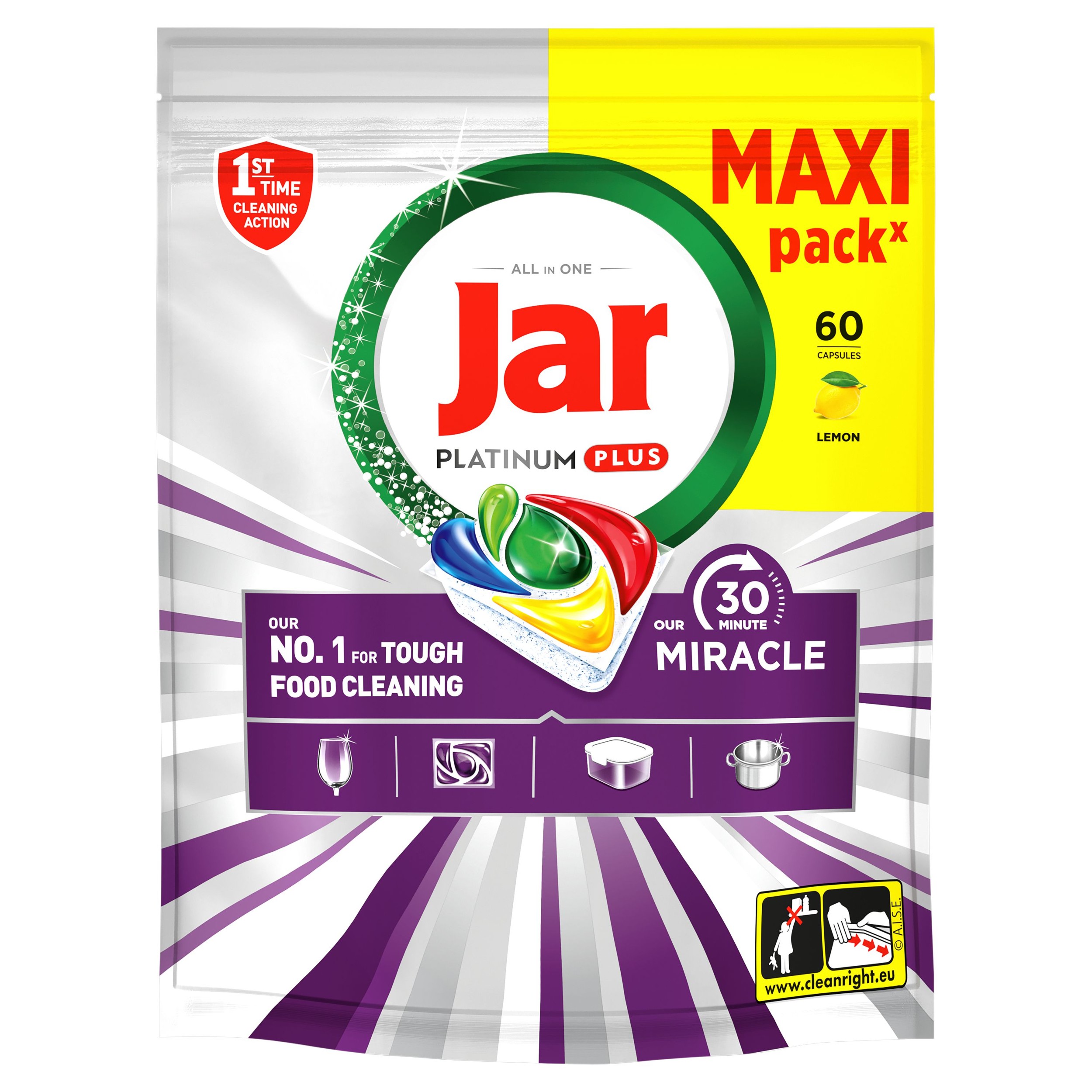 Drogerie a kosmetika - Jar ADW Platinum Plus Lemon 60ks
