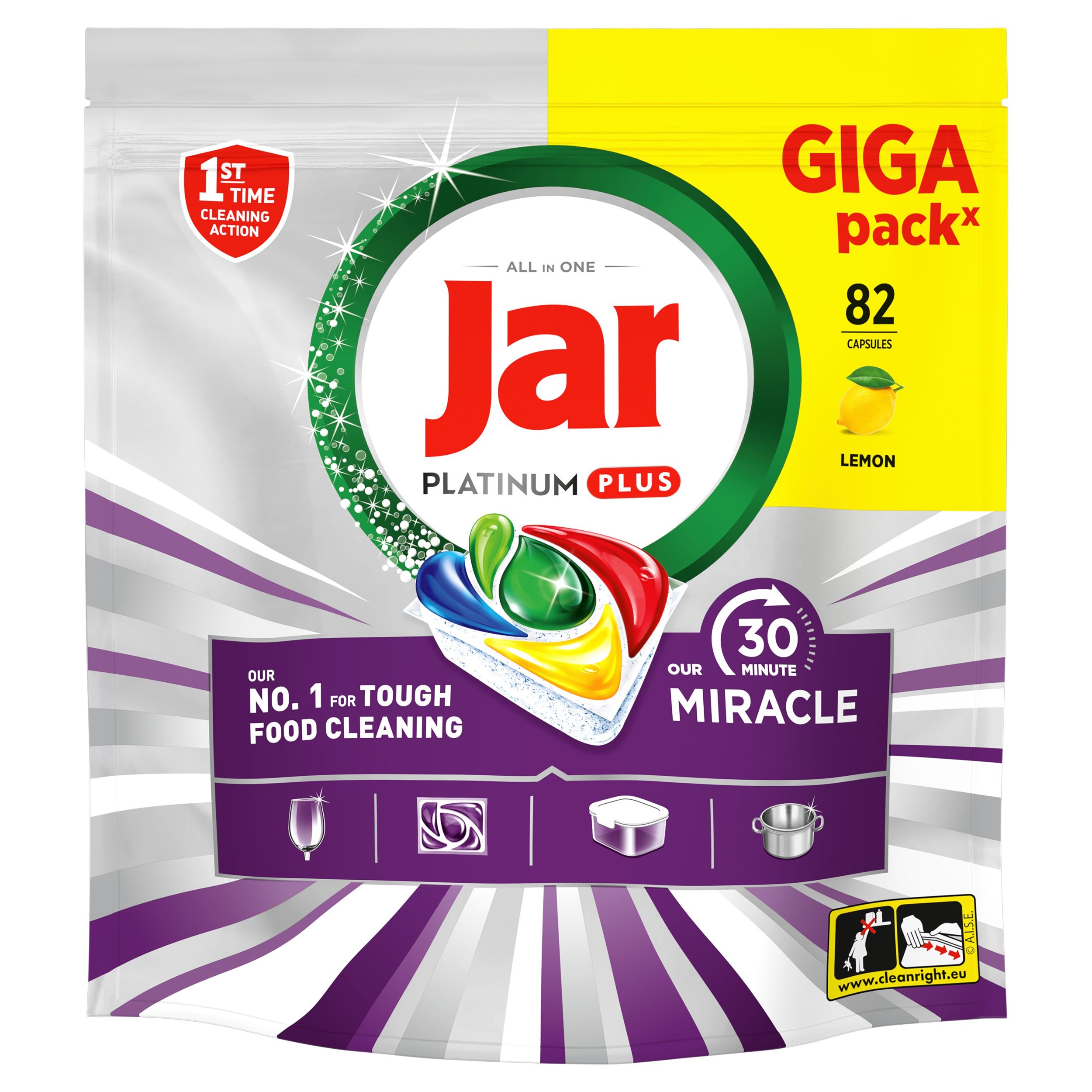 Drogerie a kosmetika - Jar ADW Platinum Plus Lemon 82ks