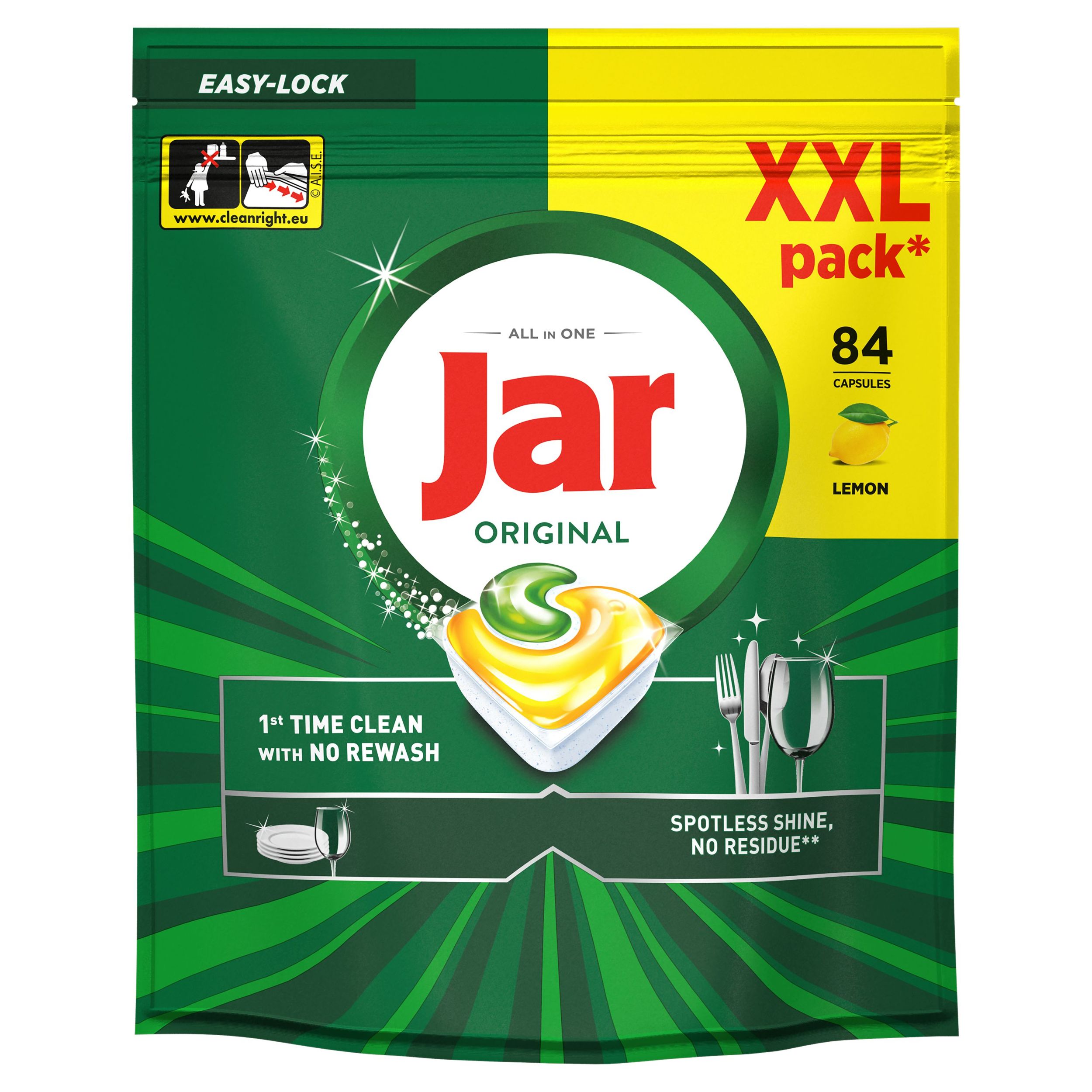 Drogerie a kosmetika - Jar Original Kapsle Lemon 84ks