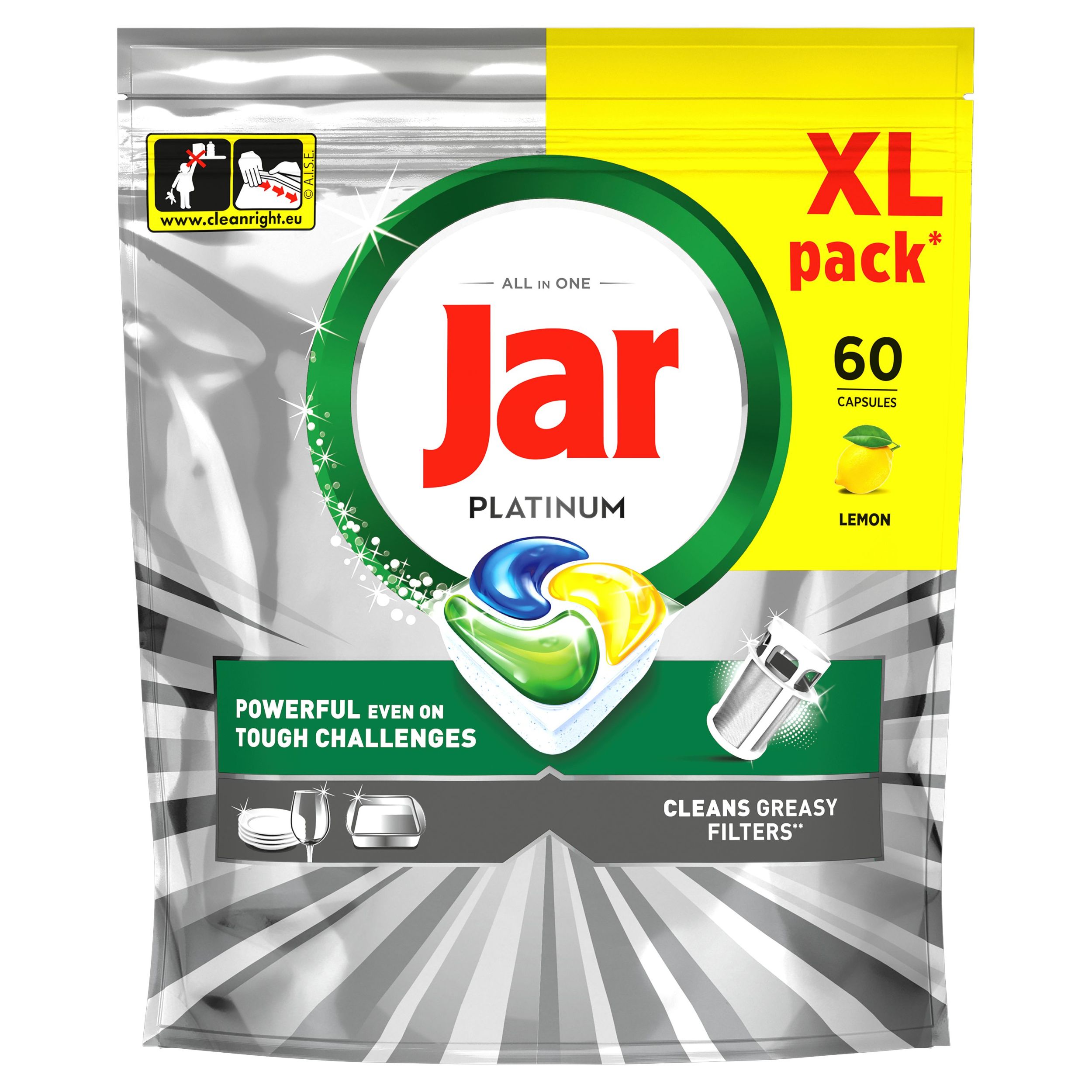 Drogerie a kosmetika - Jar Platinum Kapsle Lemon 61ks