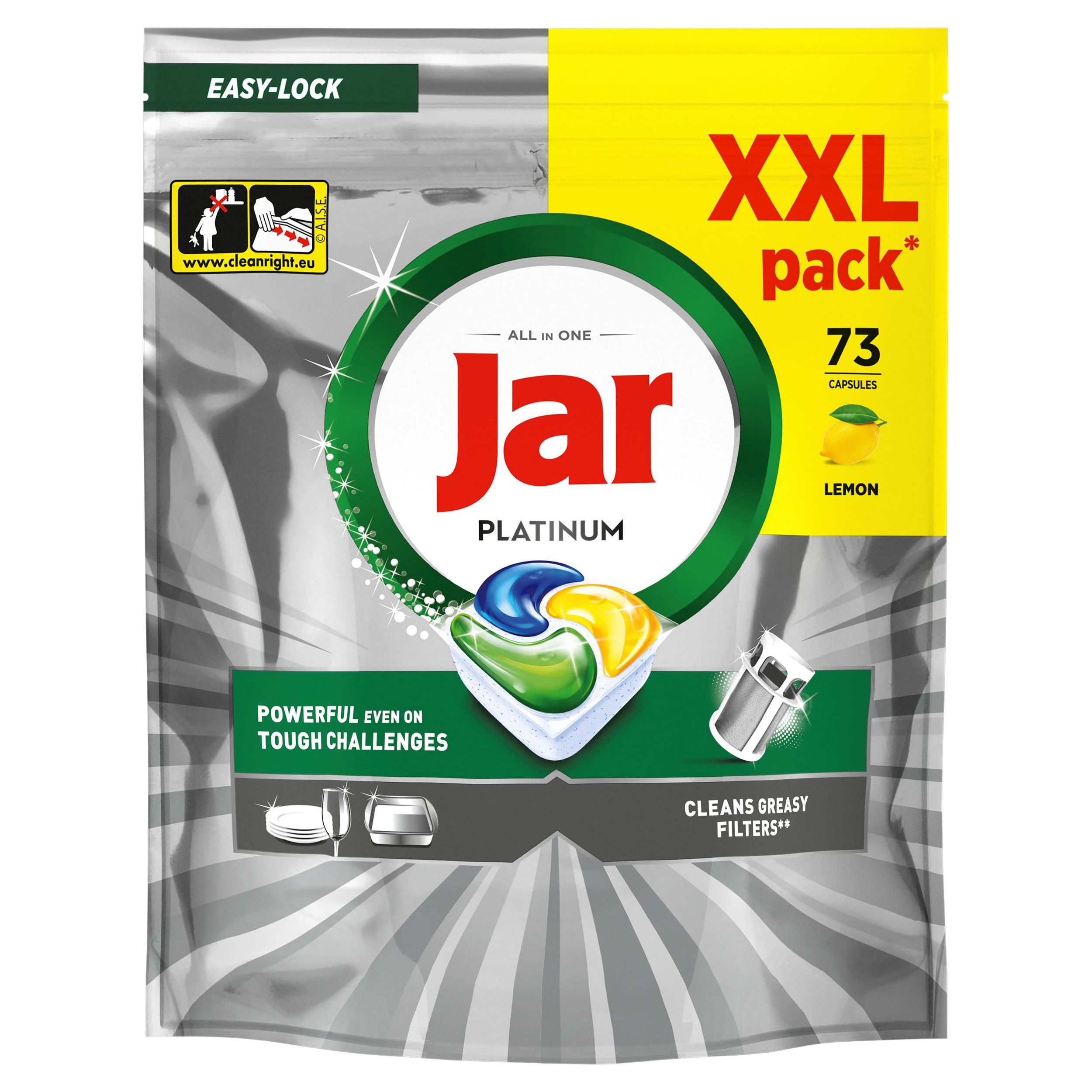 Drogerie a kosmetika - Jar Platinum Kapsle Lemon 73ks