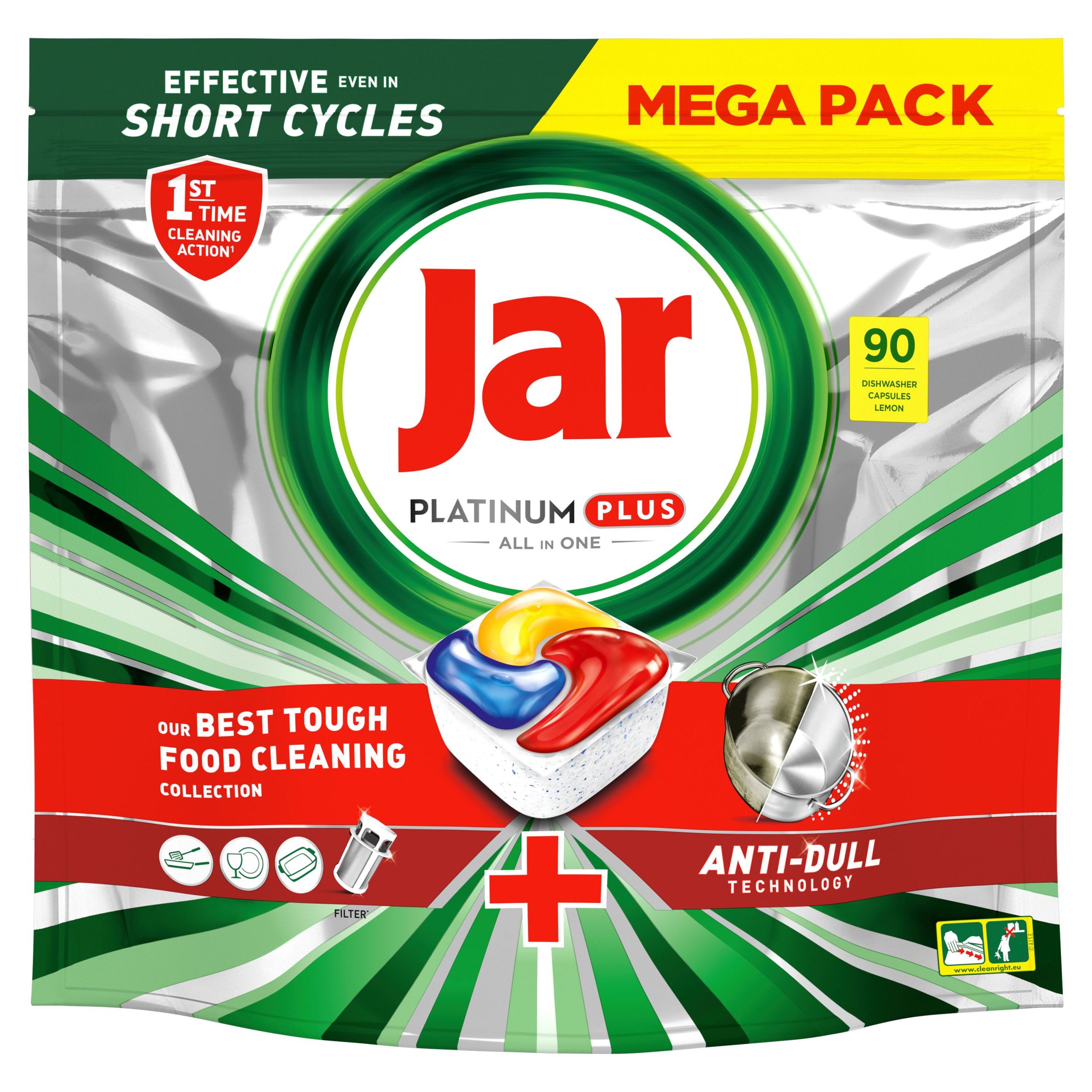 Drogerie a kosmetika - Jar Platinum Plus Kapsle Lemon 90ks