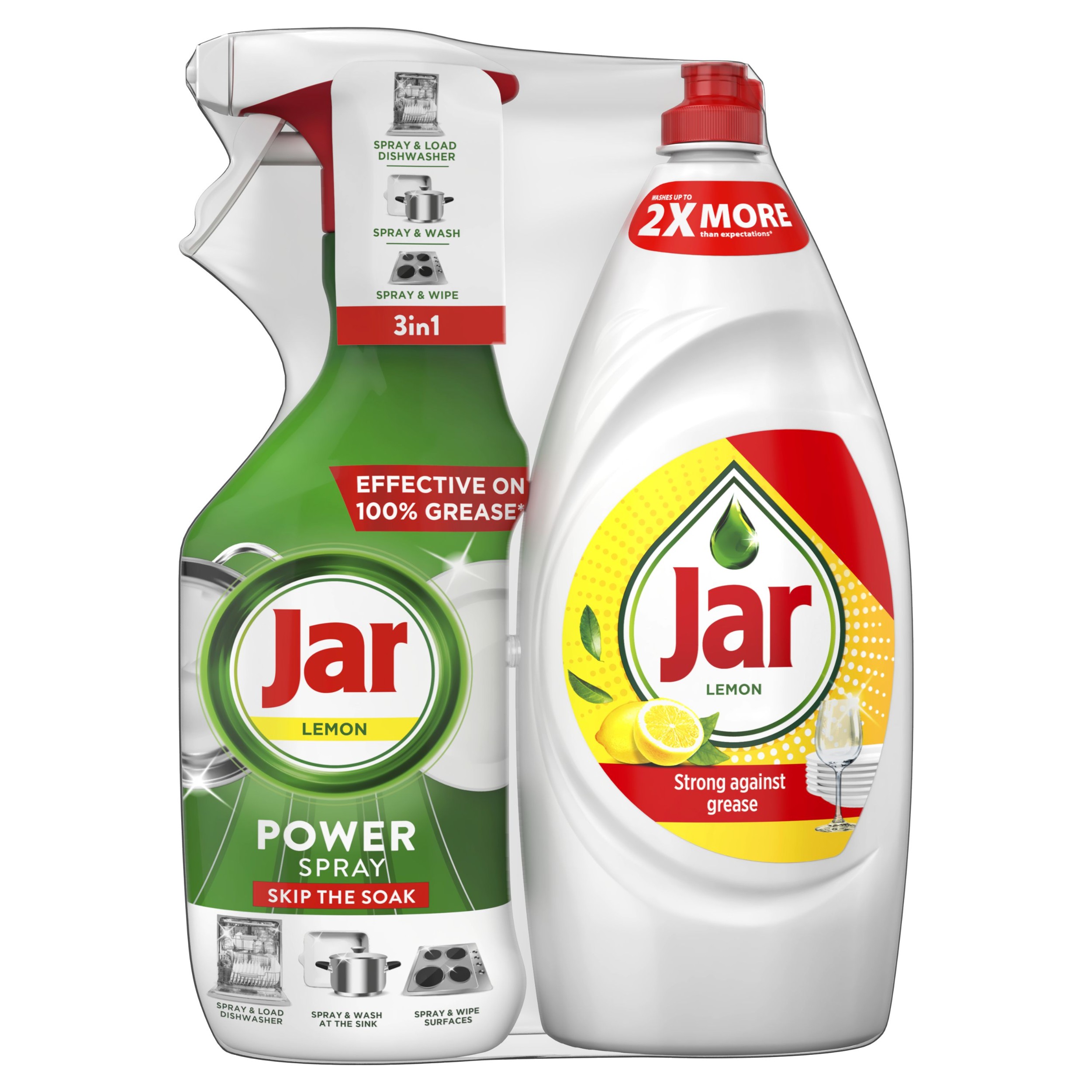 Drogerie a kosmetika - Jar Power Sprej 500ml Lemon + Jar Lemon 900ml