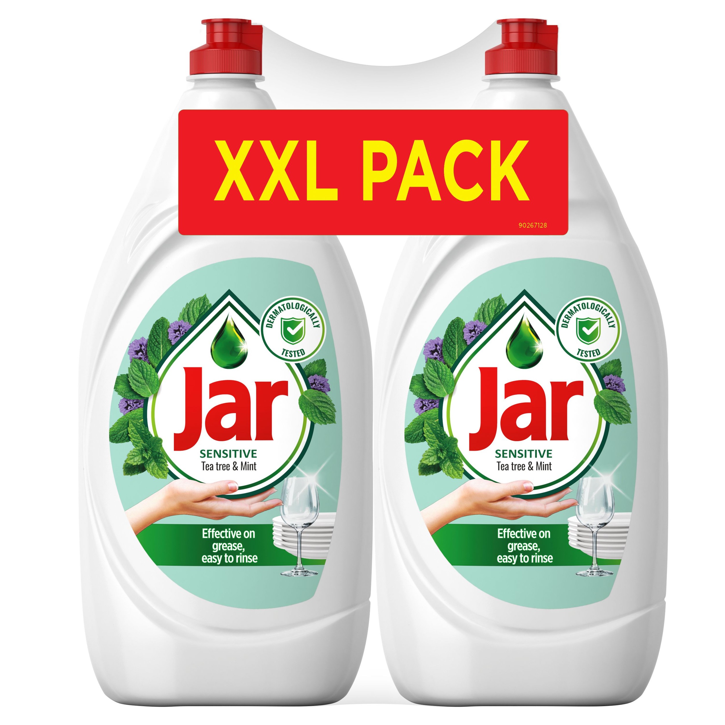 Drogerie a kosmetika - Jar Prost Na Nádobí Tea Tree & Mint 2,7l