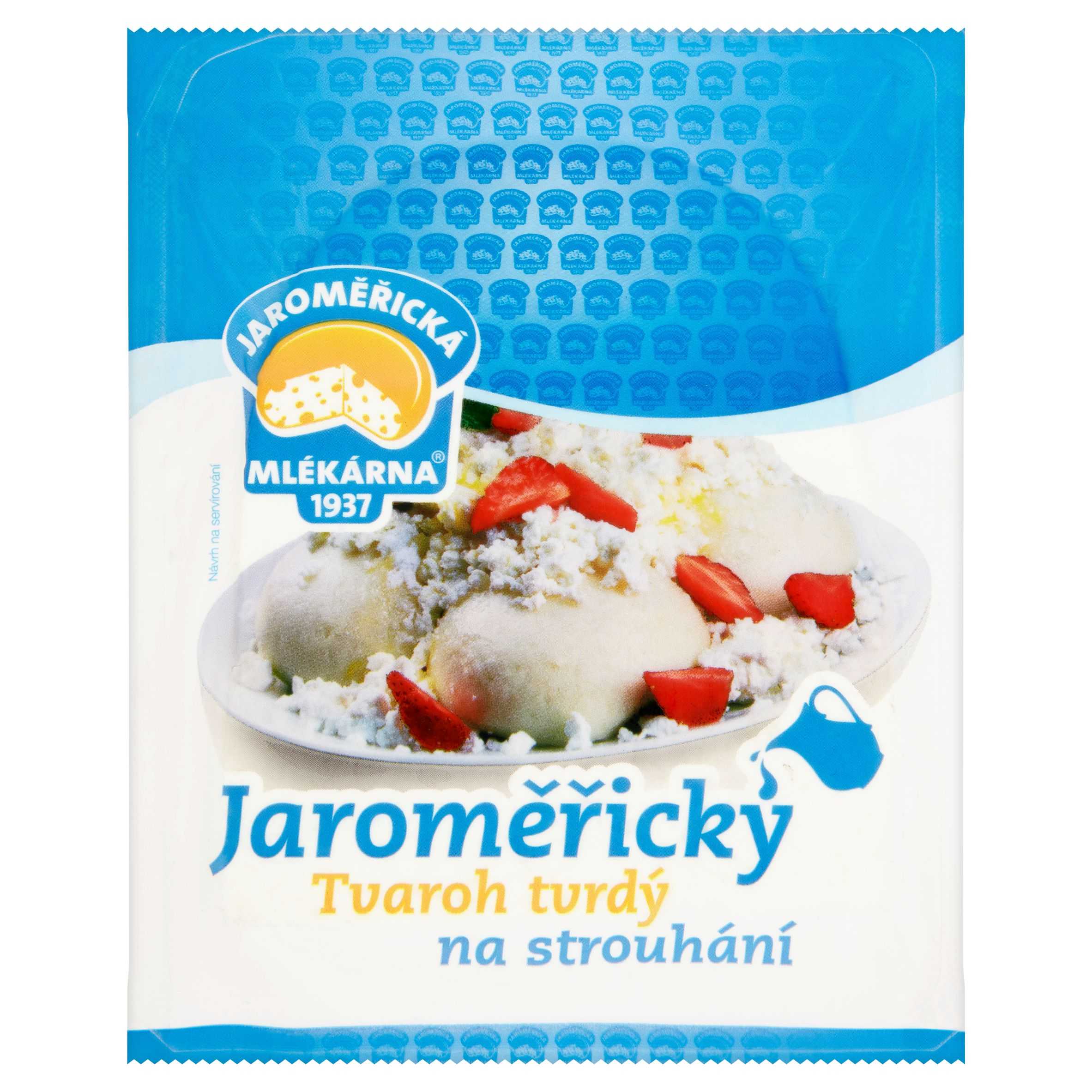 Mléčné a chlazené - Jaroměřická Mlékárna Jaroměřický tvaroh tvrdý na strouhání 200 g