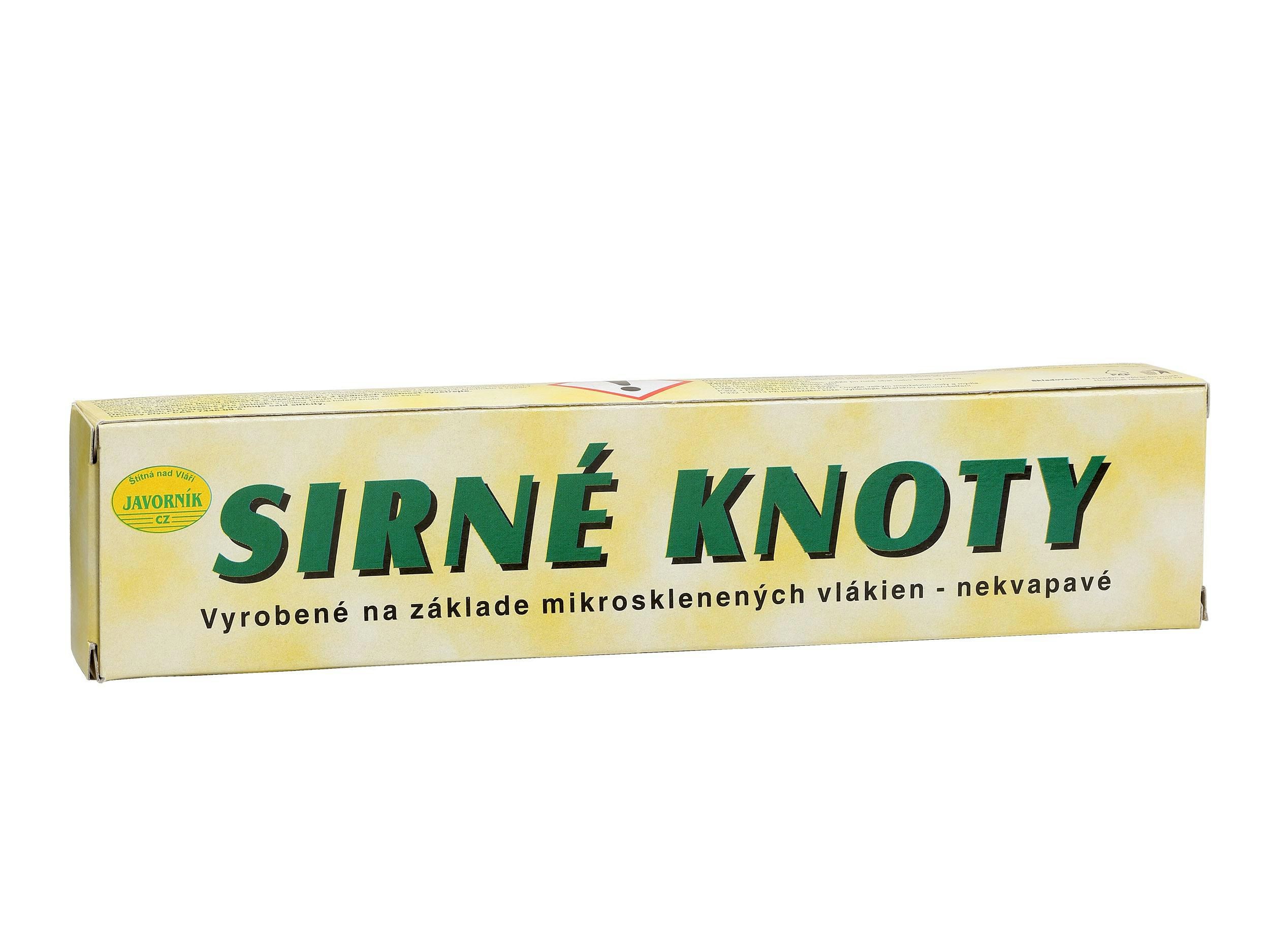 Domácnost a Zahrada - Javorník Sirné knoty 18x2cm, 200g, 40ks
