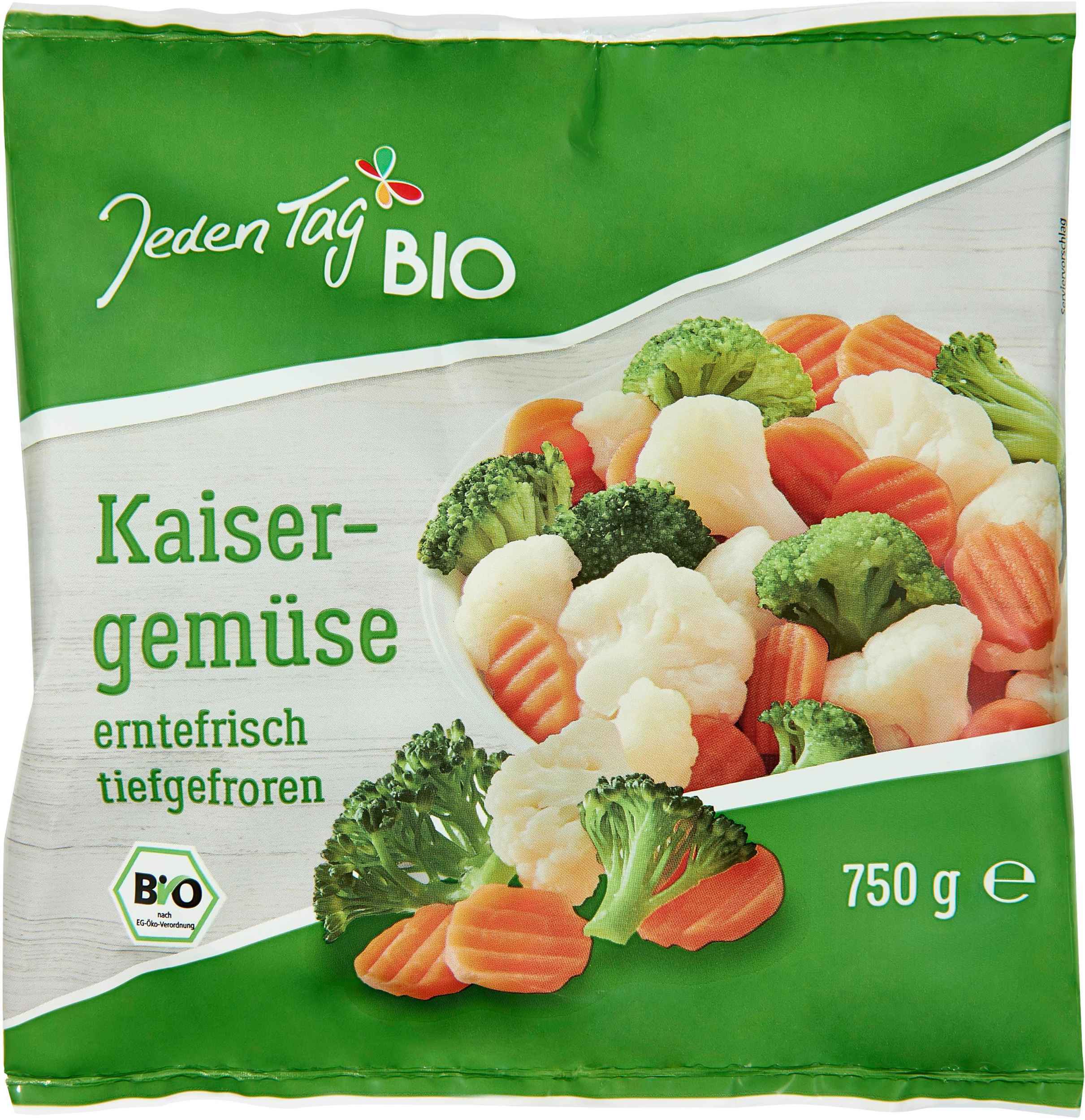 Mražené potraviny - Jeden Tag Bio císařská zelenina mražená 750g