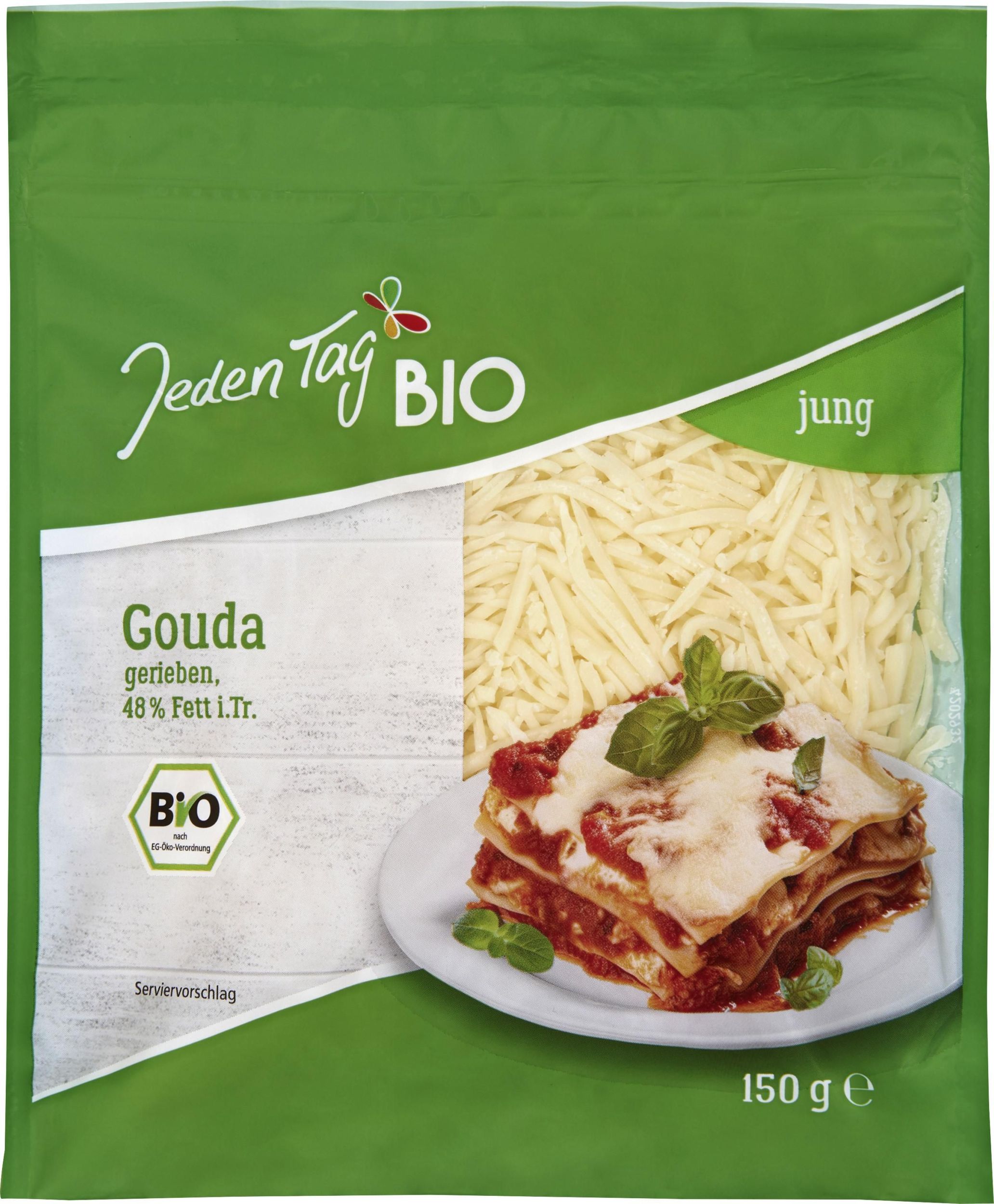 Mléčné a chlazené - Jeden Tag Bio Gouda strouhaná 150g