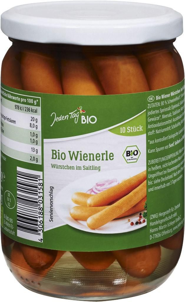 Zdravý svět - Jeden Tag Bio Párky vídeňské 520g