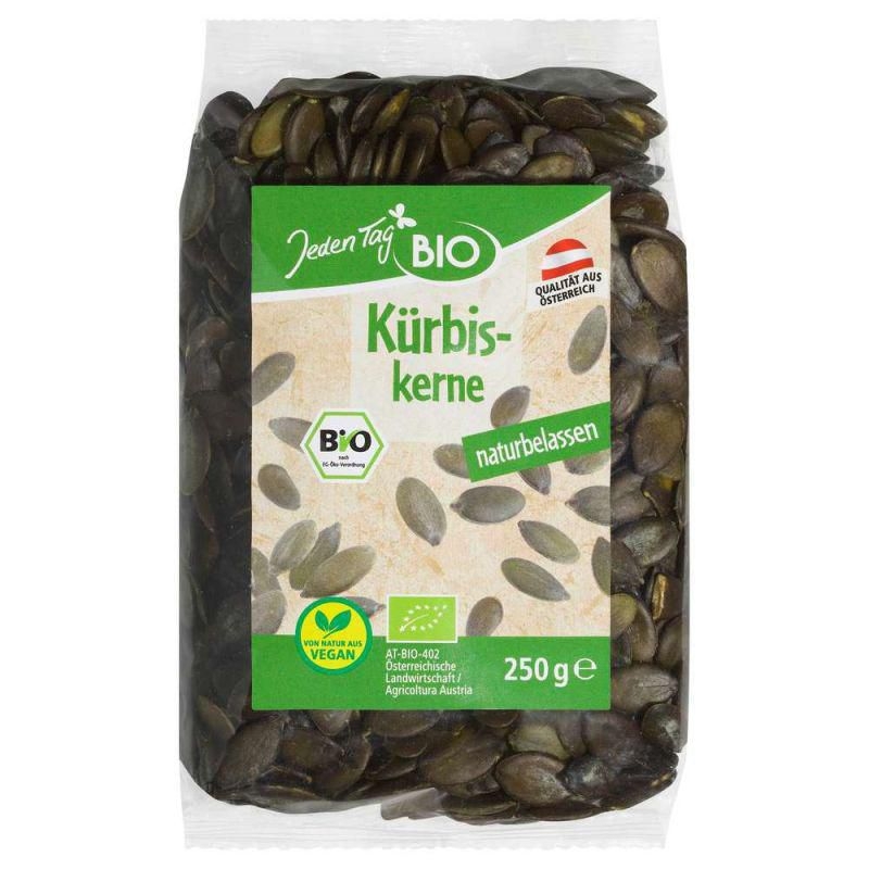 Trvanlivé potraviny - Jeden Tag Bio semínka dýňová 250g