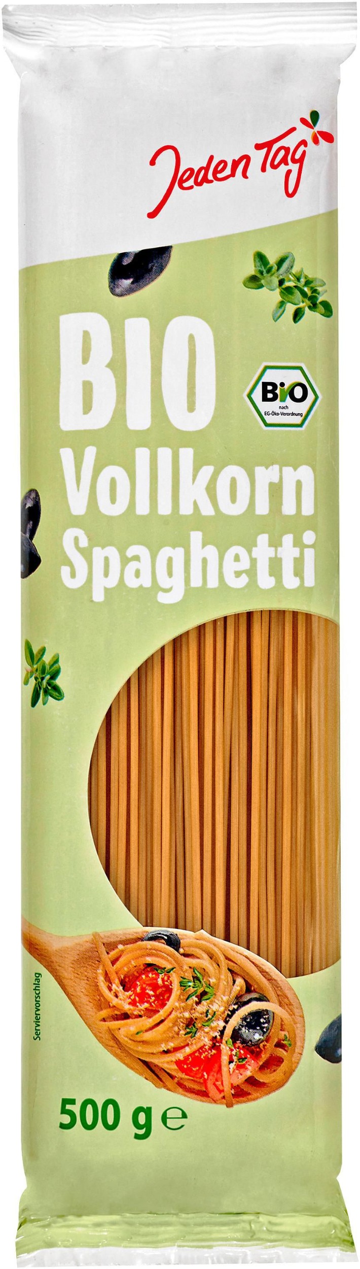 Trvanlivé potraviny - Jeden Tag Bio špagety celozrnné 500g