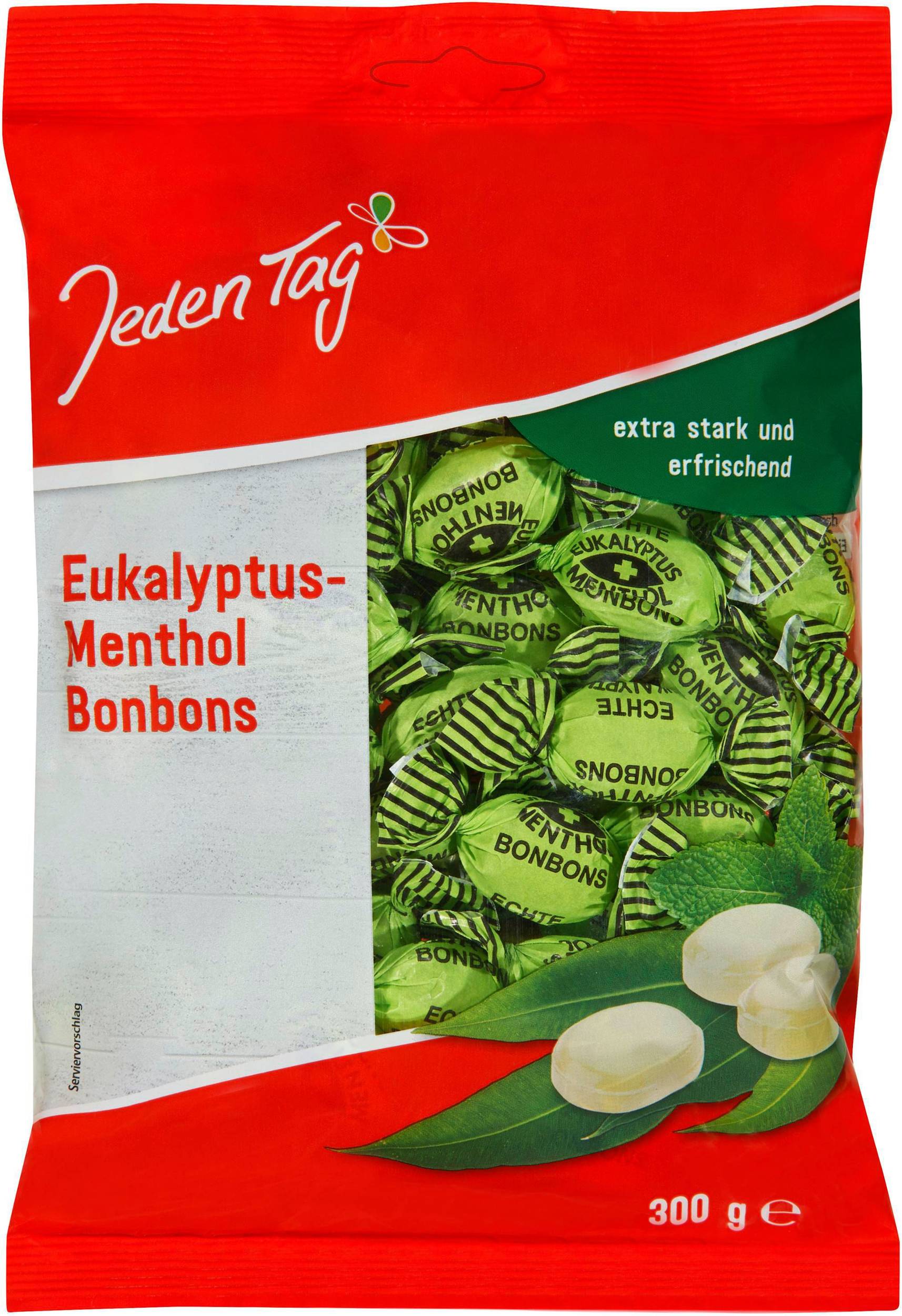 Trvanlivé potraviny - Jeden Tag Bonbony Euka-menthol 300g