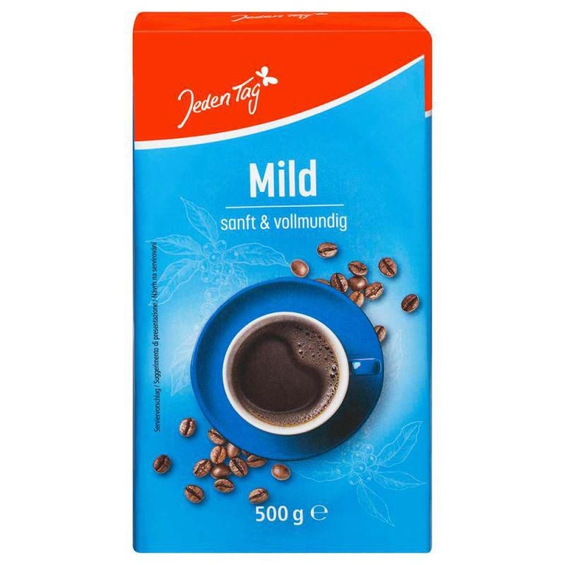 Nápoje - Jeden Tag Caffé naturmild mletá káva