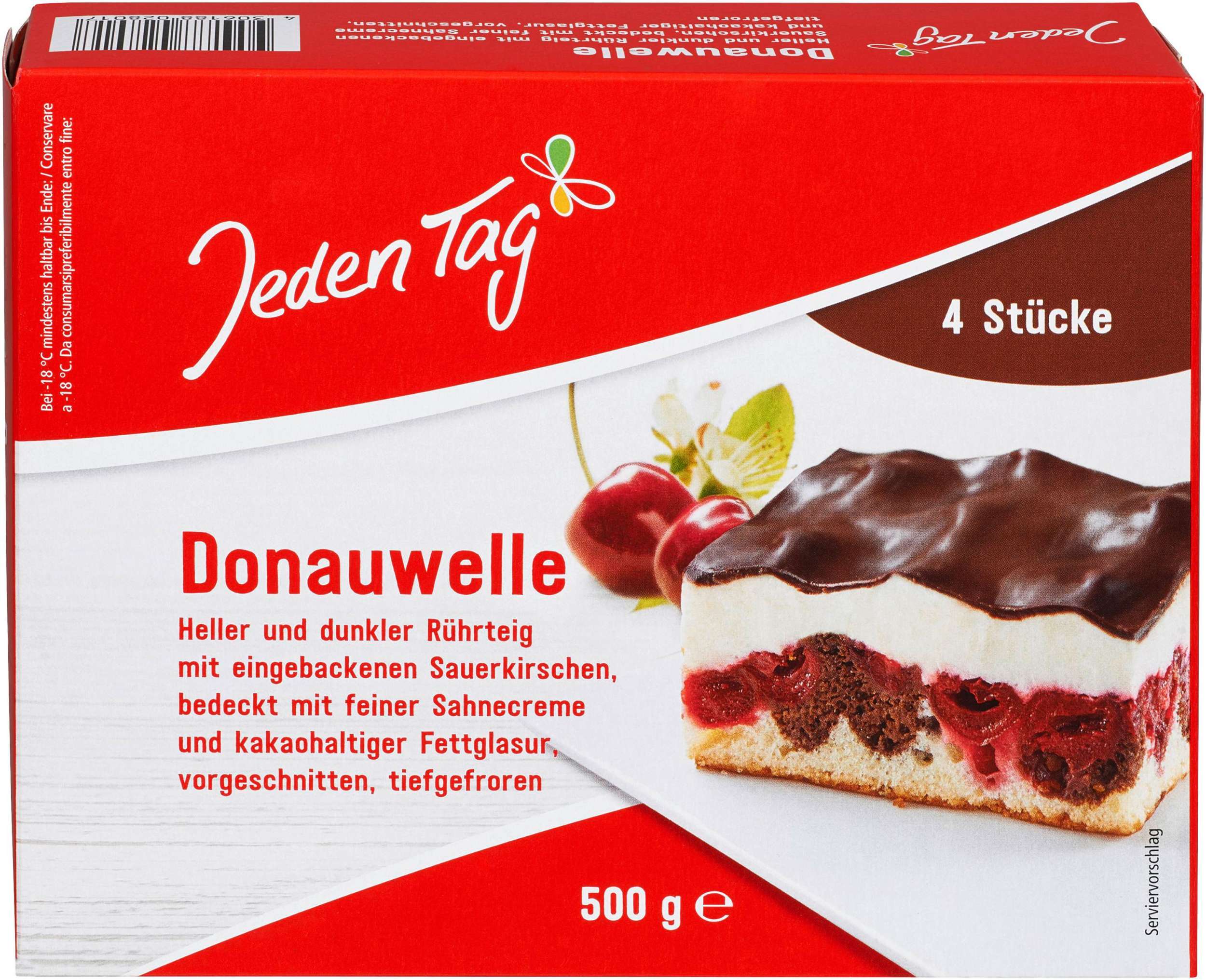 Mražené potraviny - Jeden Tag dort s višněmi mražený 500g