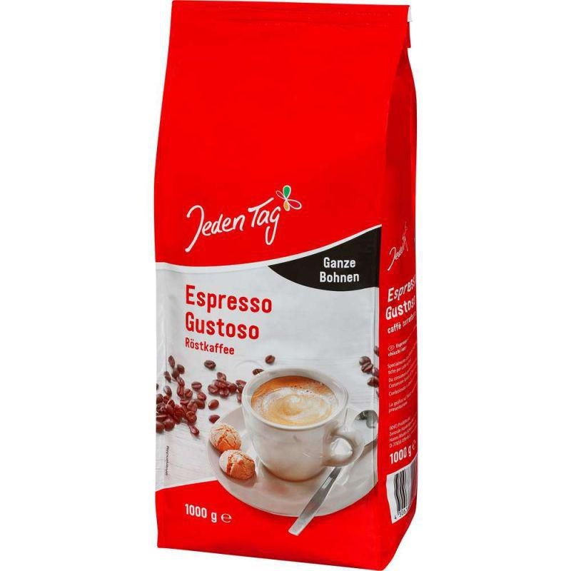 Nápoje - Jeden Tag Espresso Gustoso zrnková káva