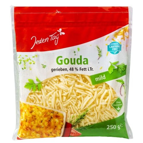 Mléčné a chlazené - Jeden Tag Gouda strouhaná 250g