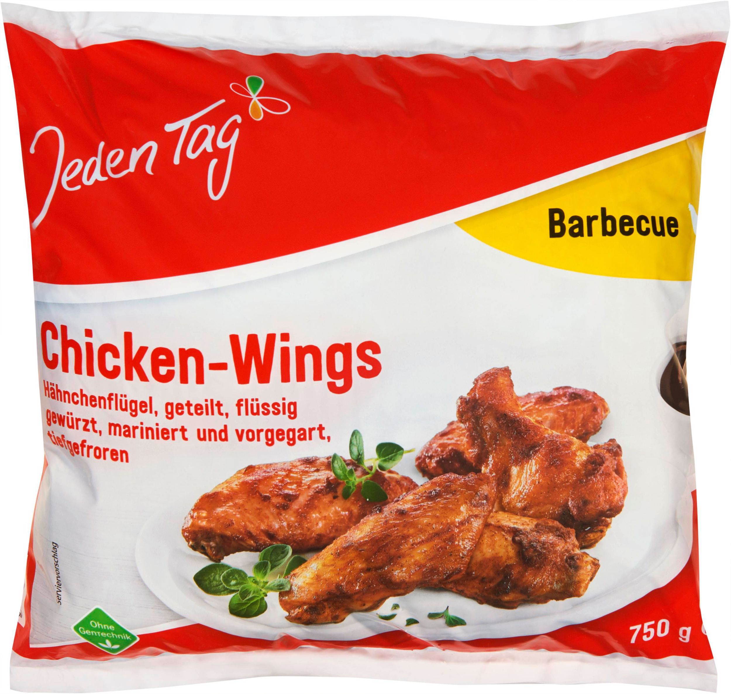 Mražené potraviny - Jeden Tag kuřecí křídla marinovaná mražená 750g