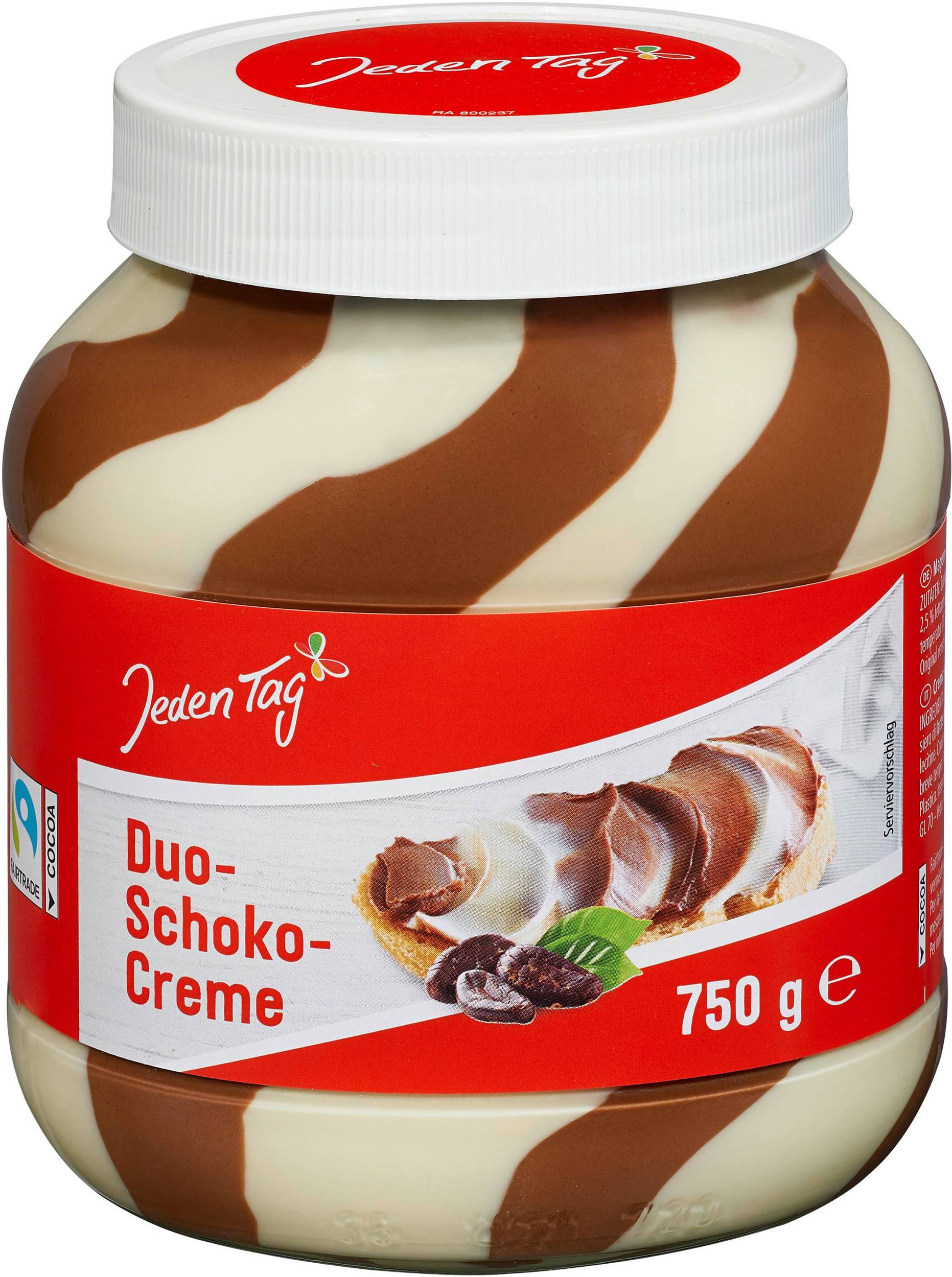 Trvanlivé potraviny - Jeden Tag Pomazánka čokoládová duo 750g