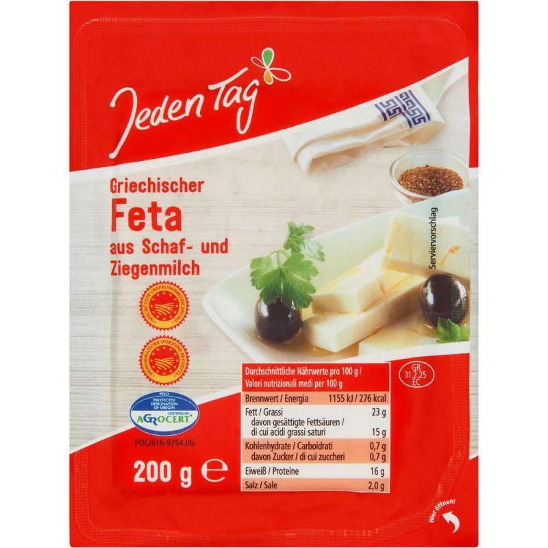 Mléčné a chlazené - Jeden Tag Řecká feta 200 g