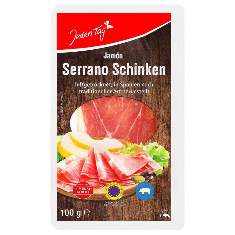 Uzeniny a lahůdky - Jeden Tag Serrano šunka 100g