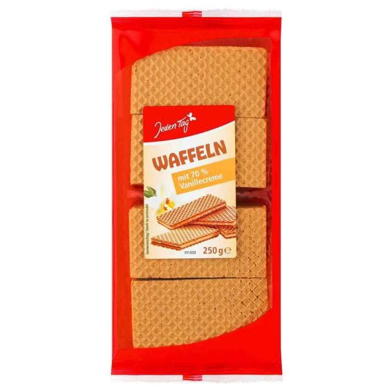 Trvanlivé potraviny - Jeden Tag Vafle s vanilkovou příchutí 250g